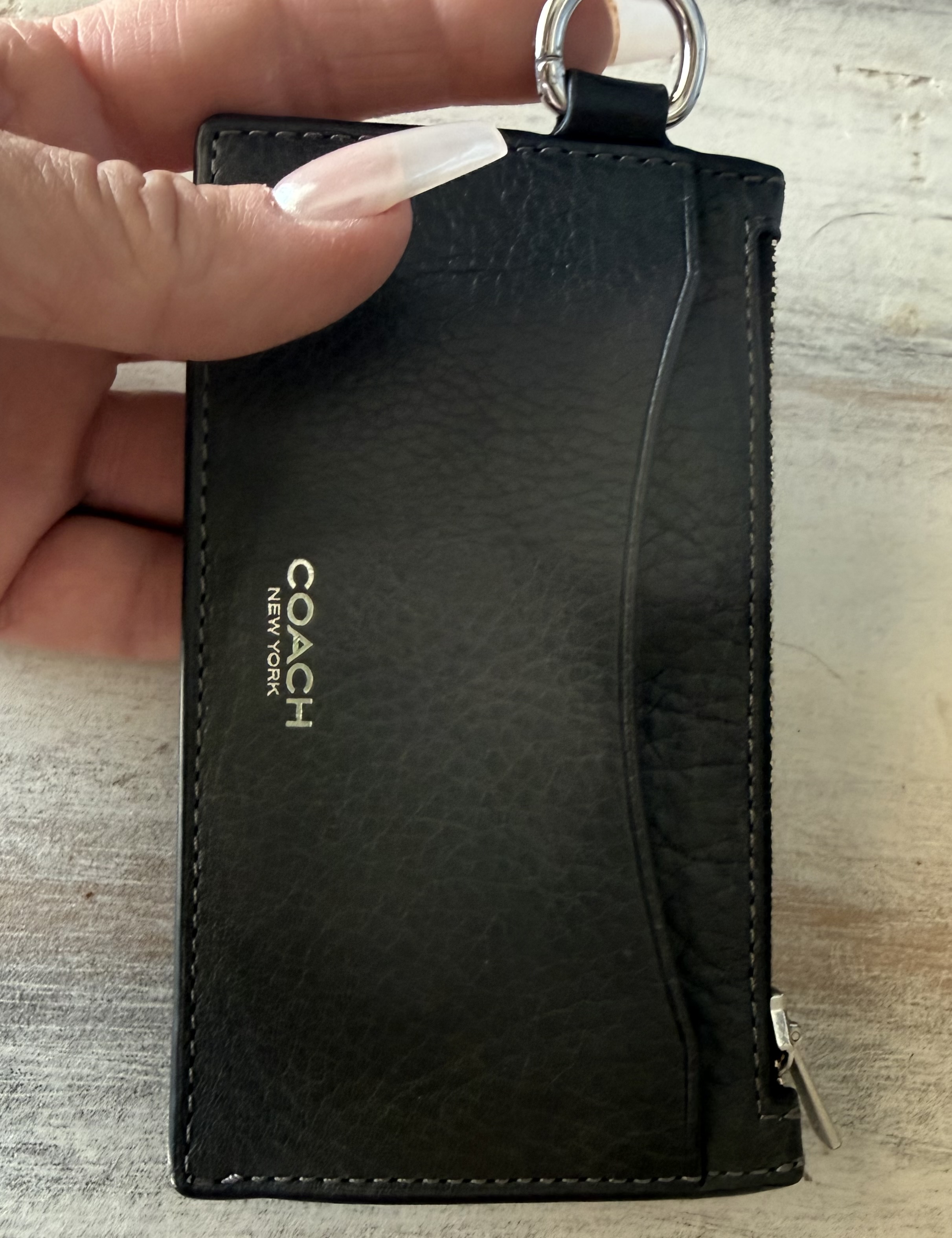 Restored Zip Card Case In Signature Canvas | COACH®