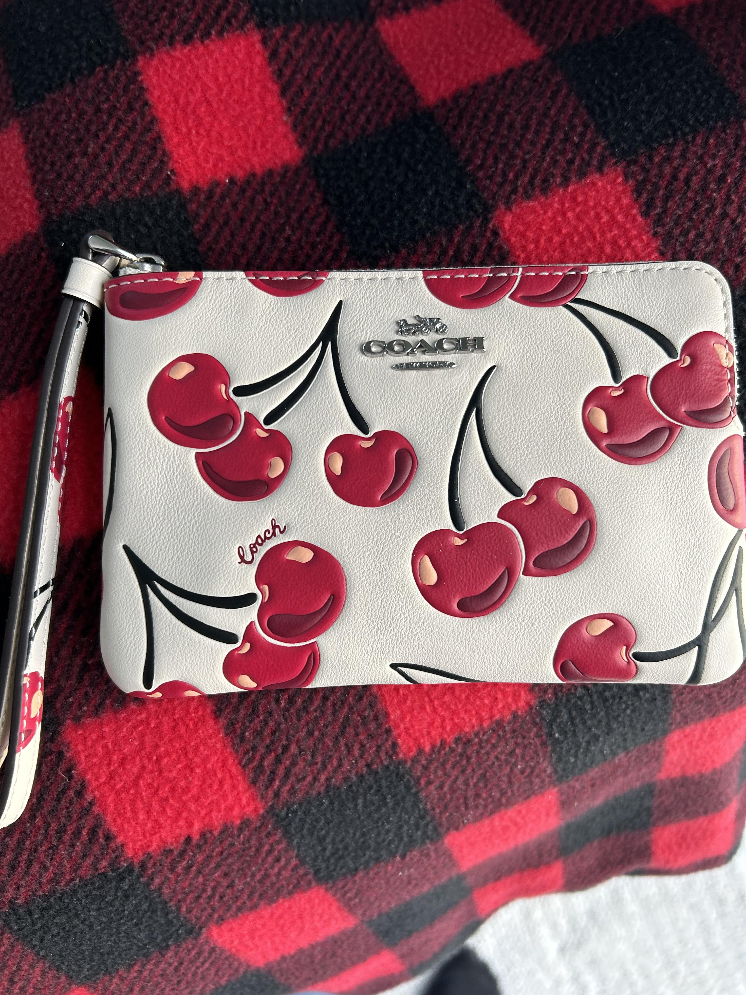 Coach X Peanuts Corner Zip Wristlet In Signature Canvas With