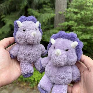 Rexy 10th Birthday Trixy Dinosaur Bag Charm In Shearling