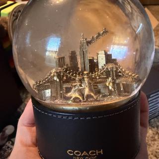 Snow Globe With Rexy And Snowman | Accessories | Coach | COACH®