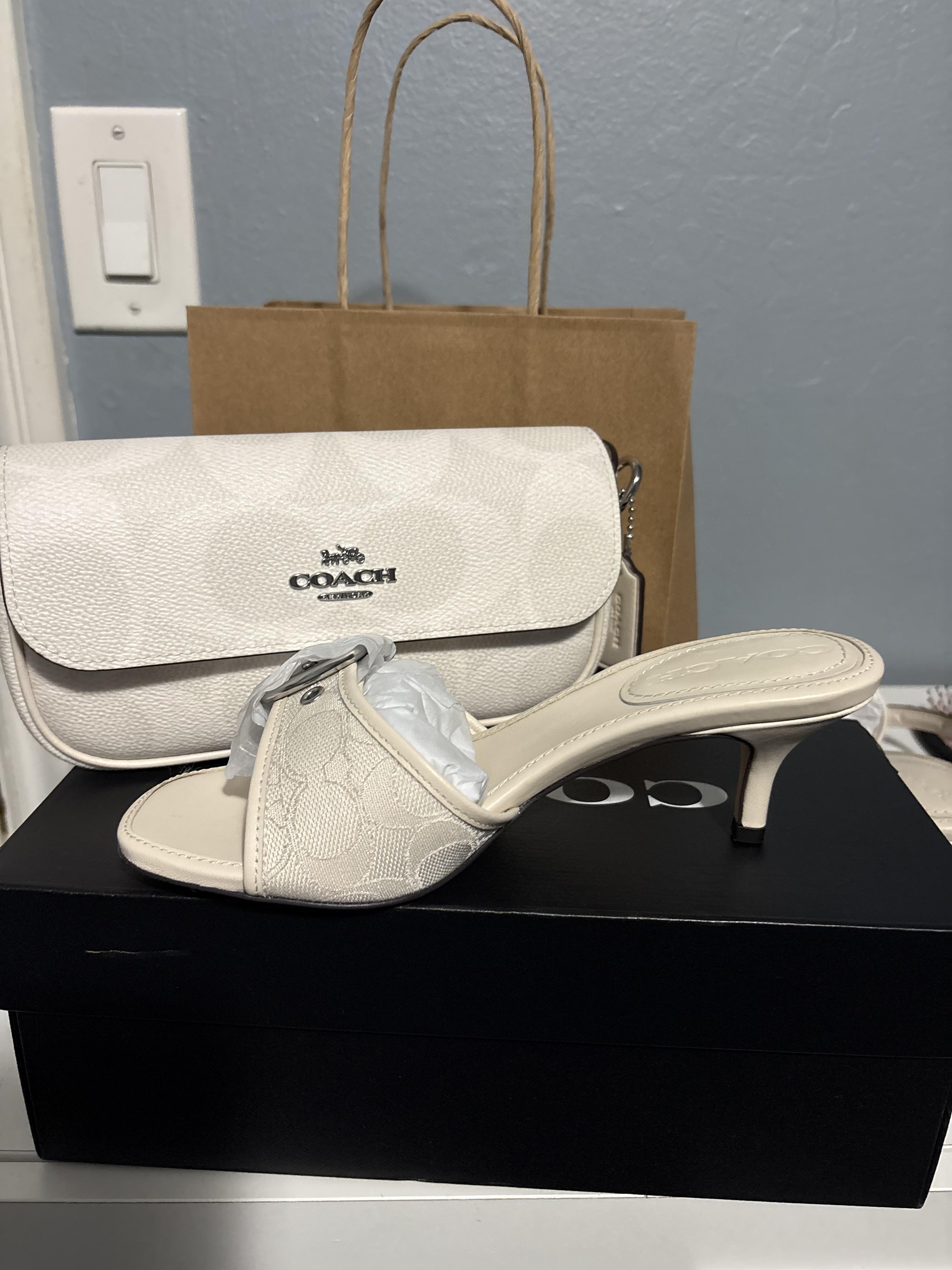 COACH® | Margot Sandal With Cherry Print