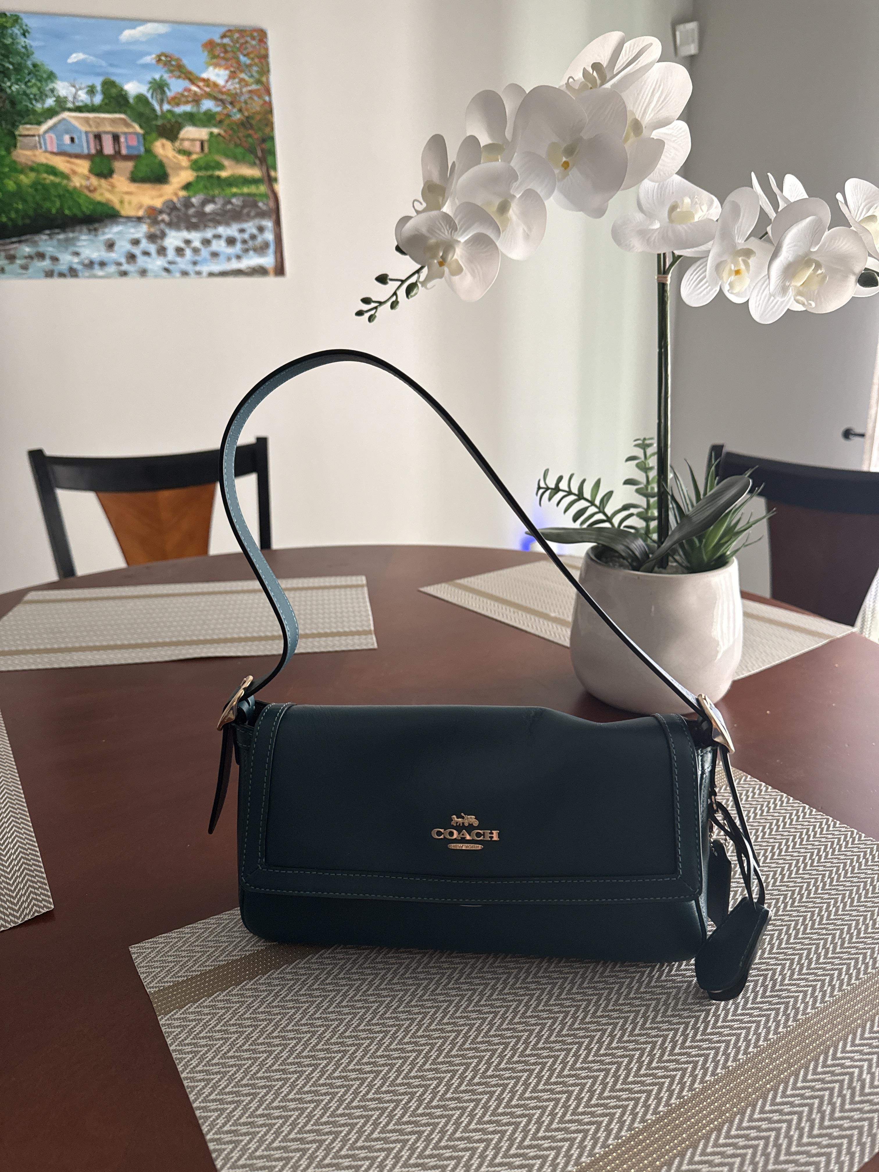 Etta Small Flap Shoulder Bag With Floral Appliqué | COACH®