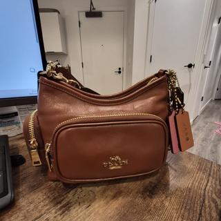 バッグ COACH signature shoulder bag Laurel Shoulder Bag 22 With Buckles In Signature Canvas | COACH®