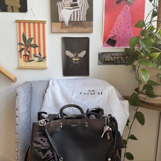 Rogue Bag 40 In Loved Leather With Charms | Bags | Coach | COACH®