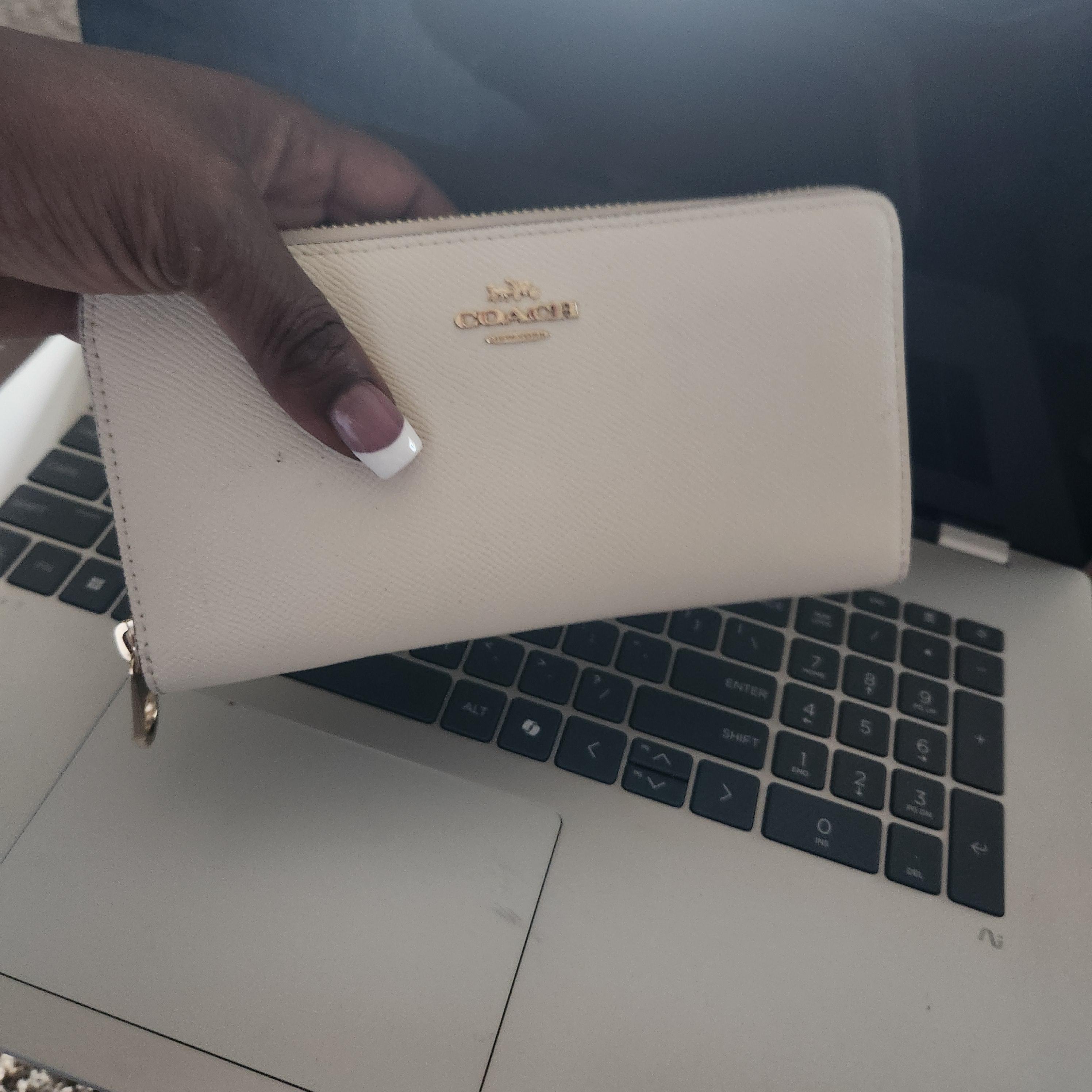 Long Zip Around Wallet In Signature Canvas With Coach Graphic