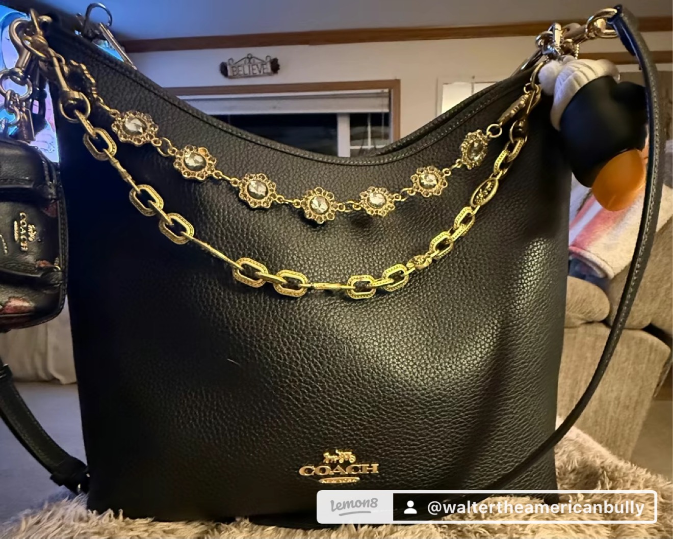 COACH  バッグ NWT Coach Morgan Top Handle Satchel Bag In Blocked Signature