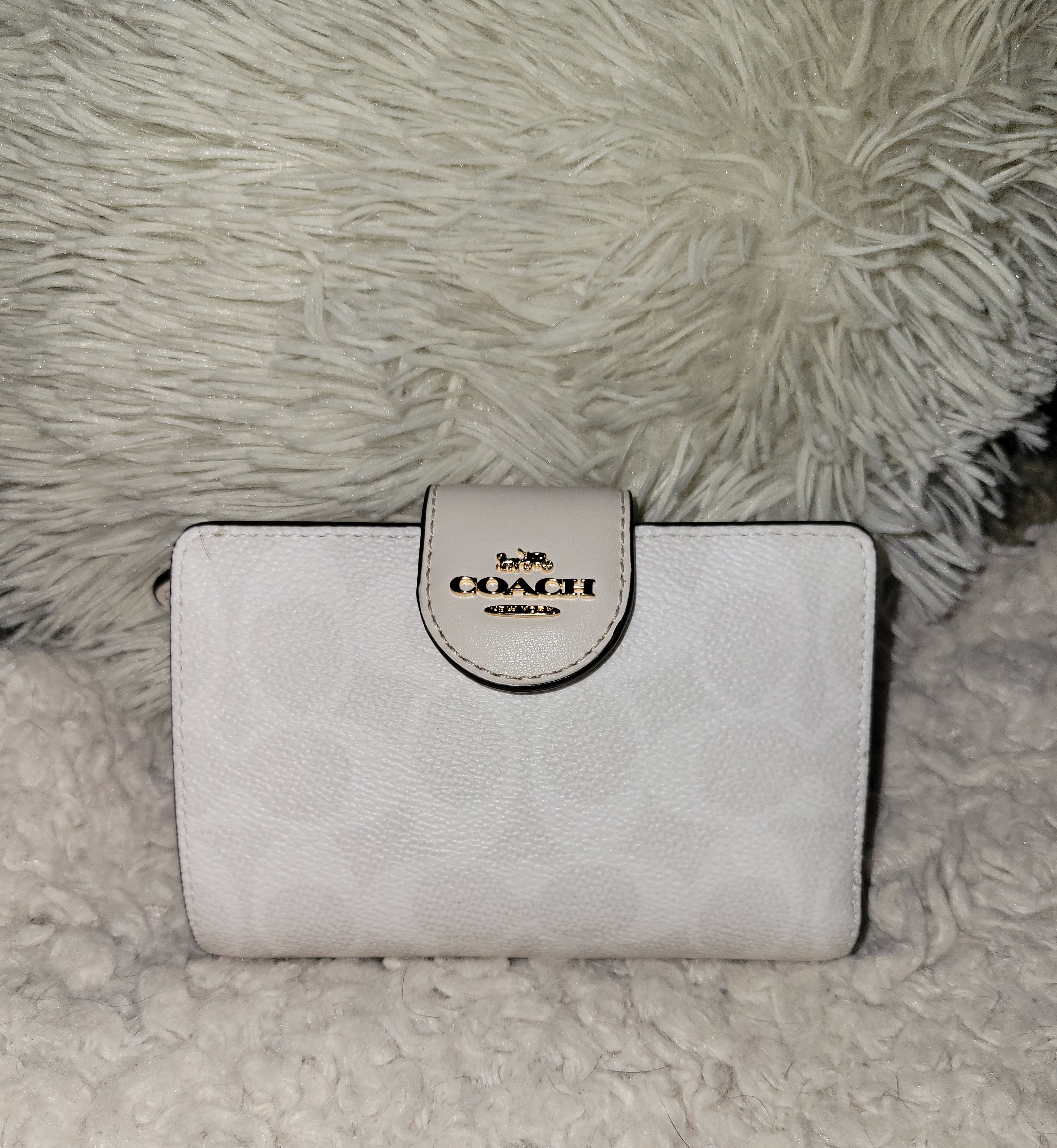 財布　coach Medium Corner Zip Wallet In Signature Jacquard With Floral