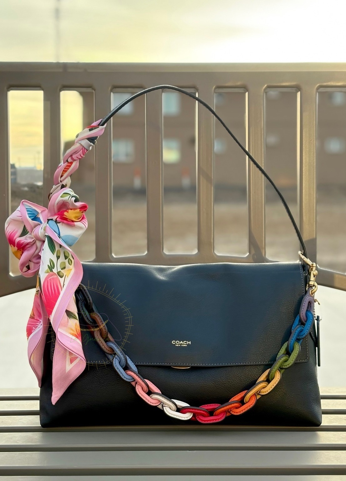 COACH チェルシー ヌバッグ レザー 10139 ハンドバッグ COACH Chelsea Large Leather Slim Shoulder Bag 36 - Macy's