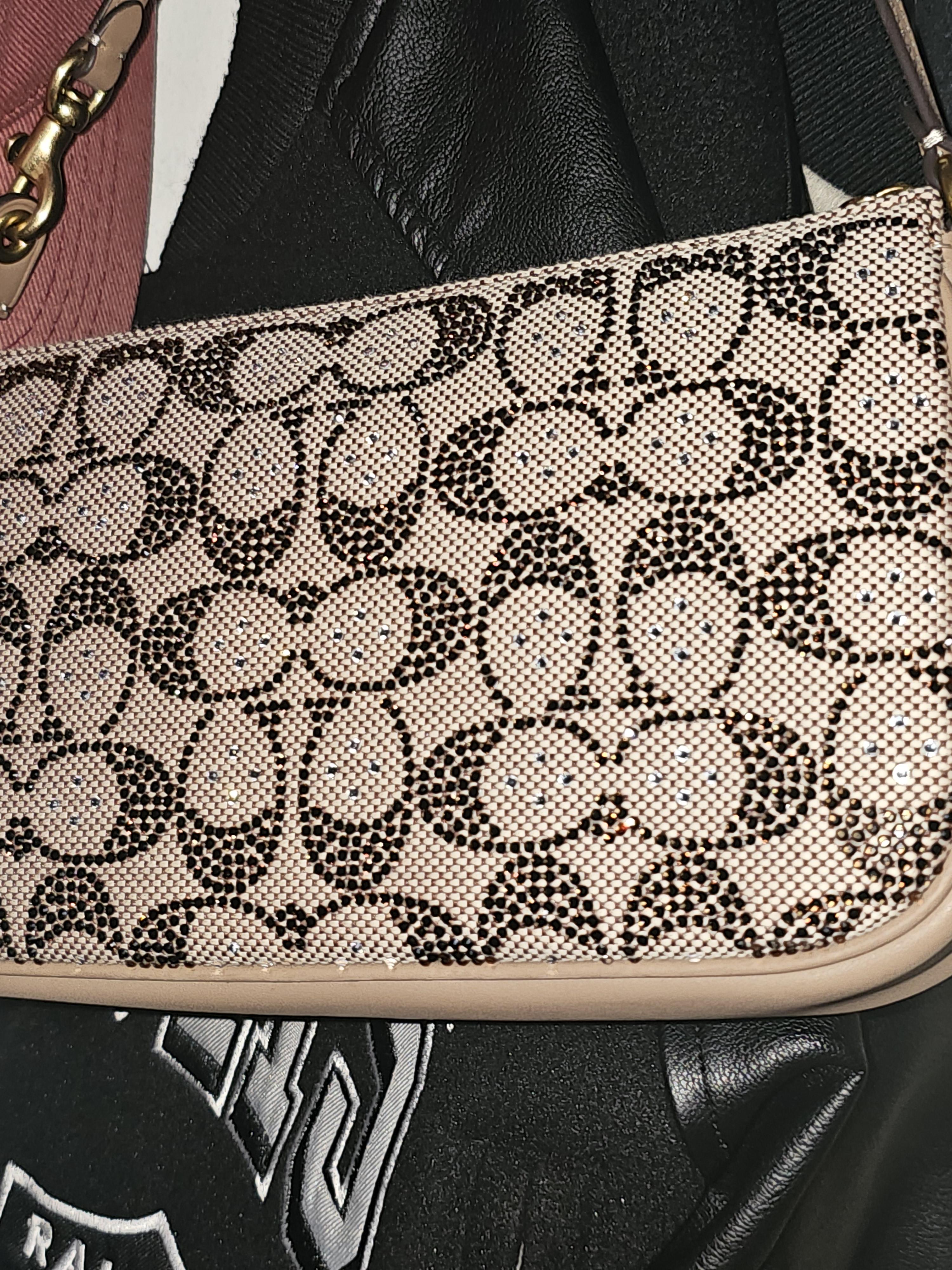 Plaza Bag In Crystal Signature Jacquard | Wristlets | Coach | COACH®