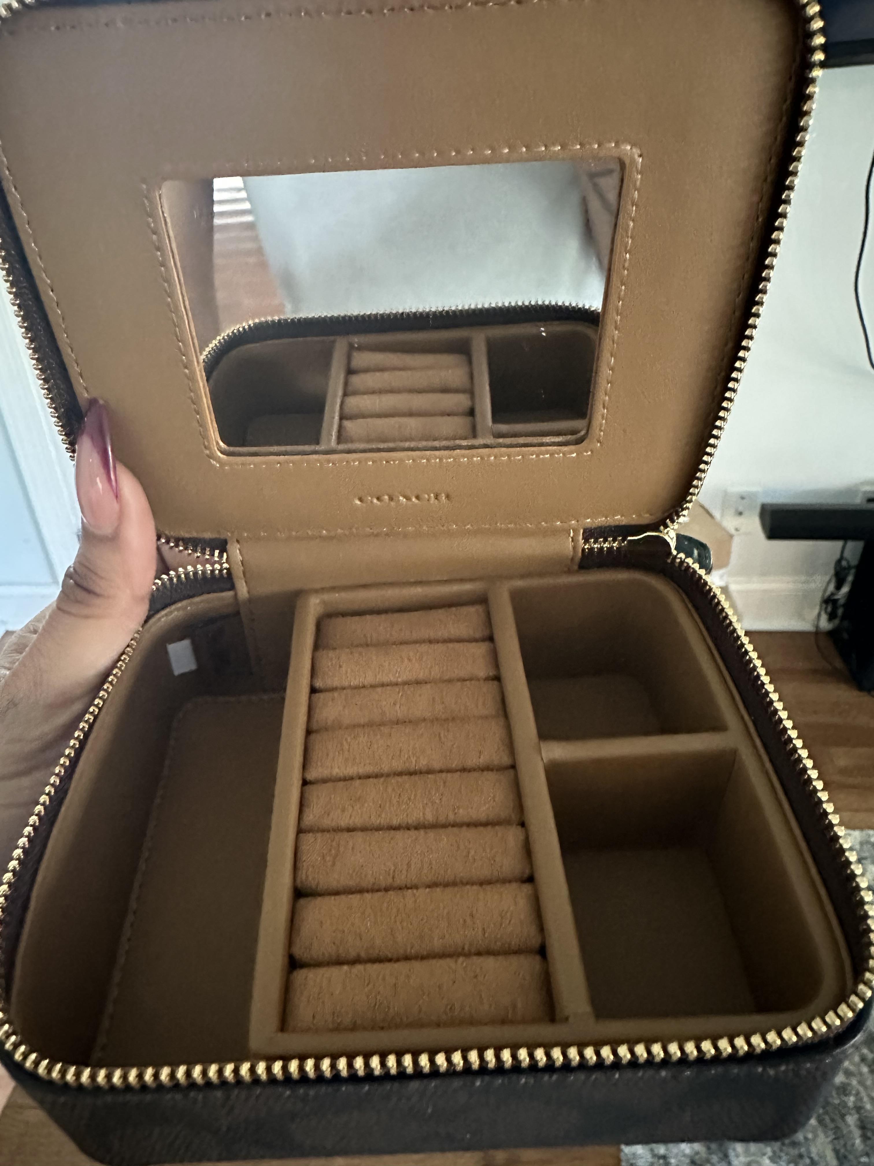 Large Jewelry Box In Signature Canvas | Accessories | Coach | COACH®