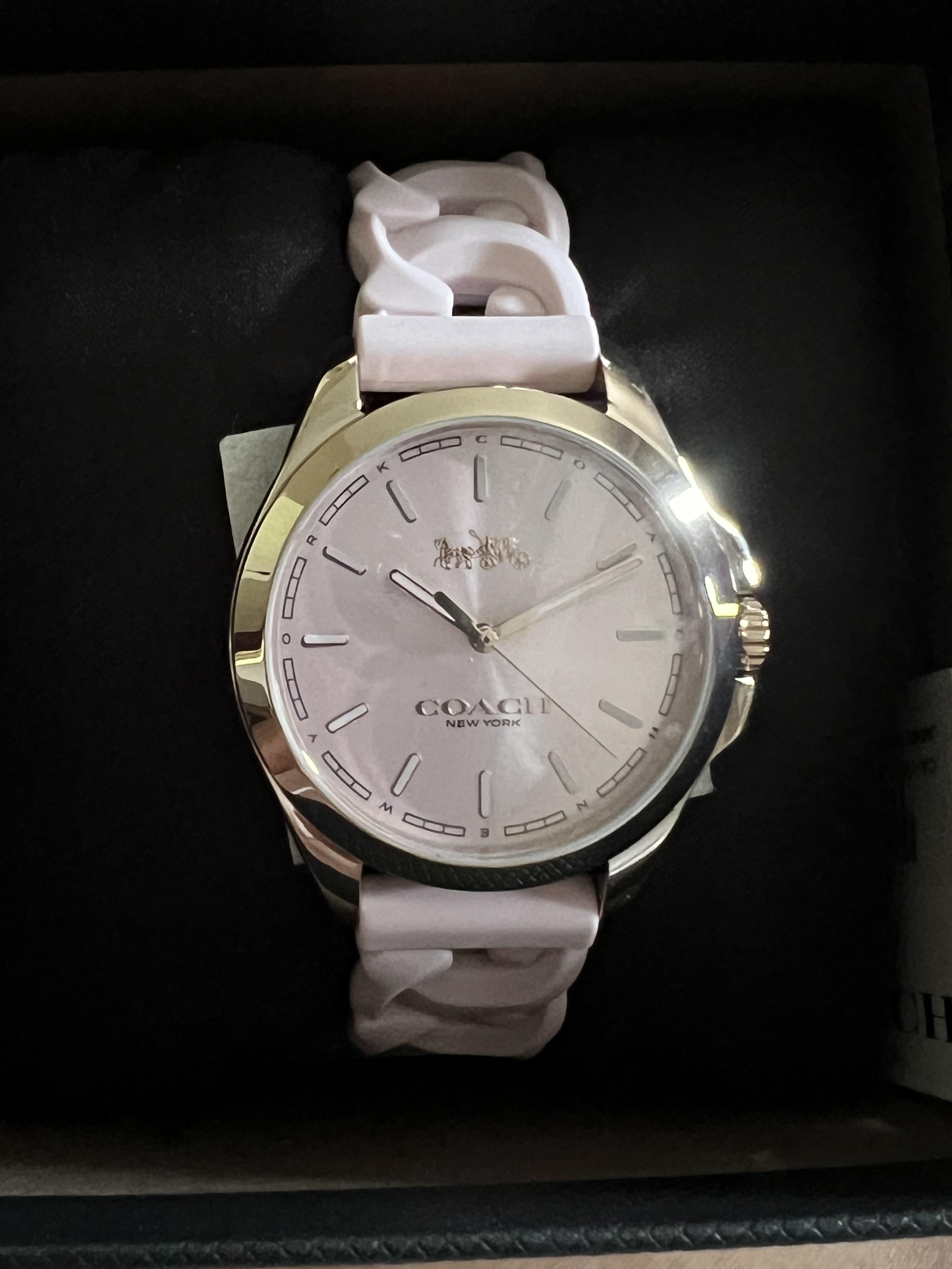 White rubber Coach watch Coach white rubber watches for women | Mercari main image 3