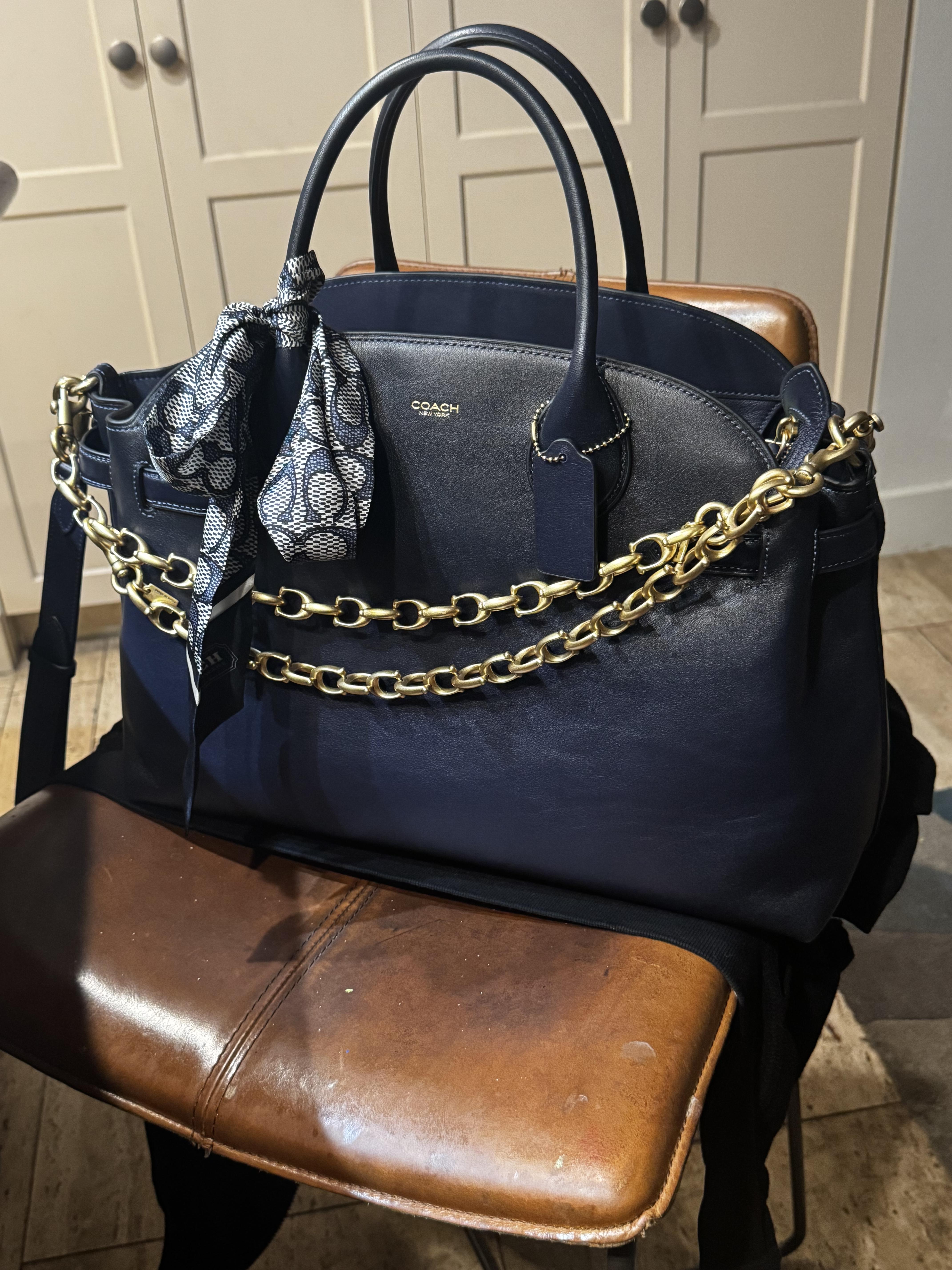 COACH◆付け替え用 シグネチャー チェーン ストラップ CE745 COACH＊バッグに付け替え♪ CCロゴ チェーンストラップ CE745