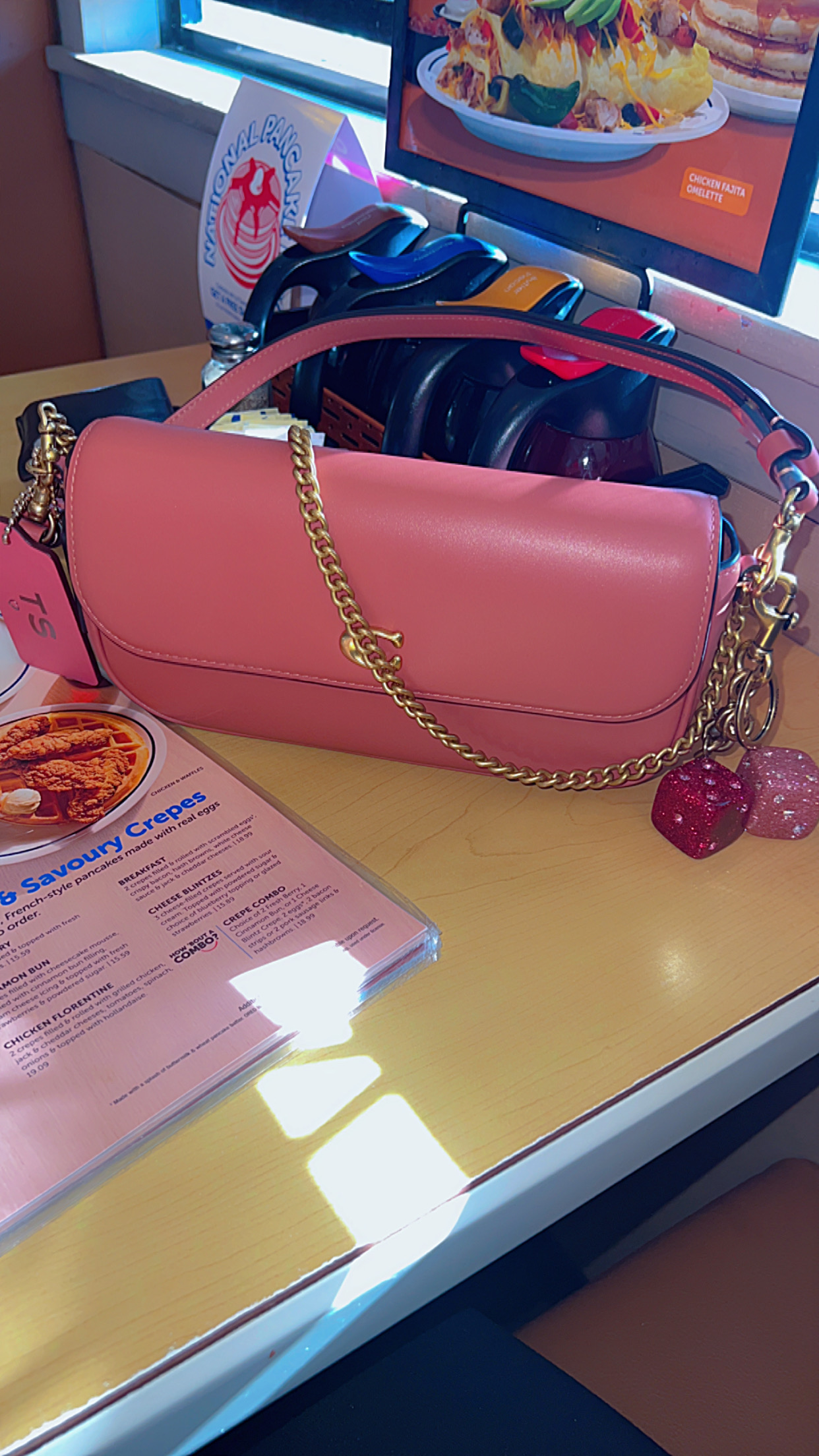 Brook Flap Chain Bag In Signature Denim | COACH®