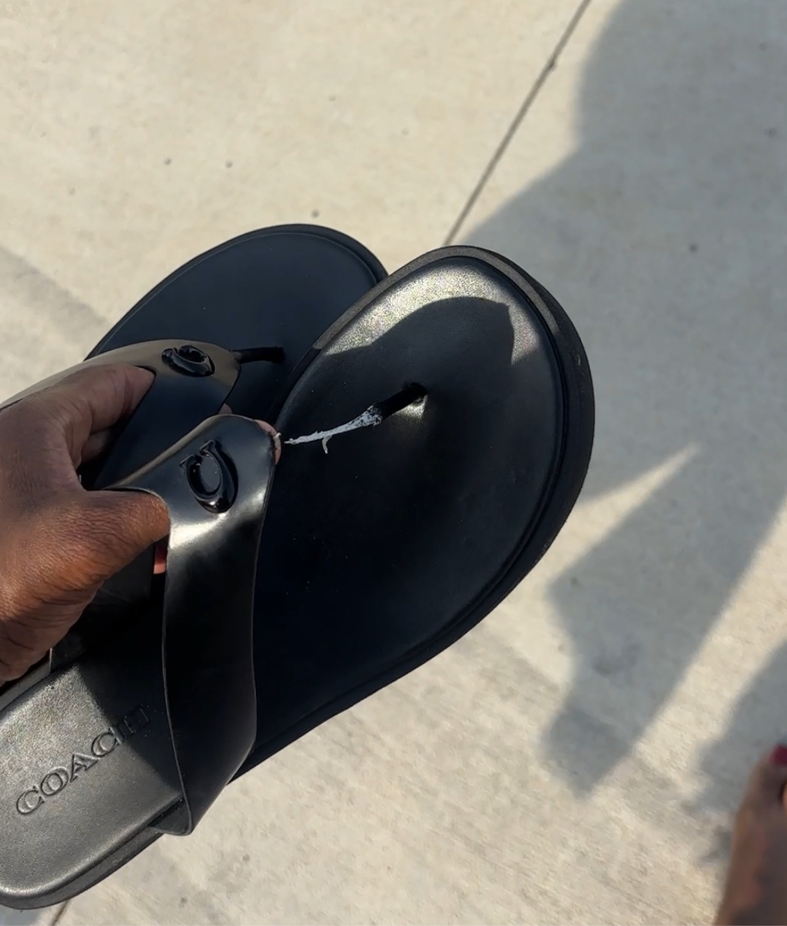 COACH® | Sculpted C Platform Flip Flop