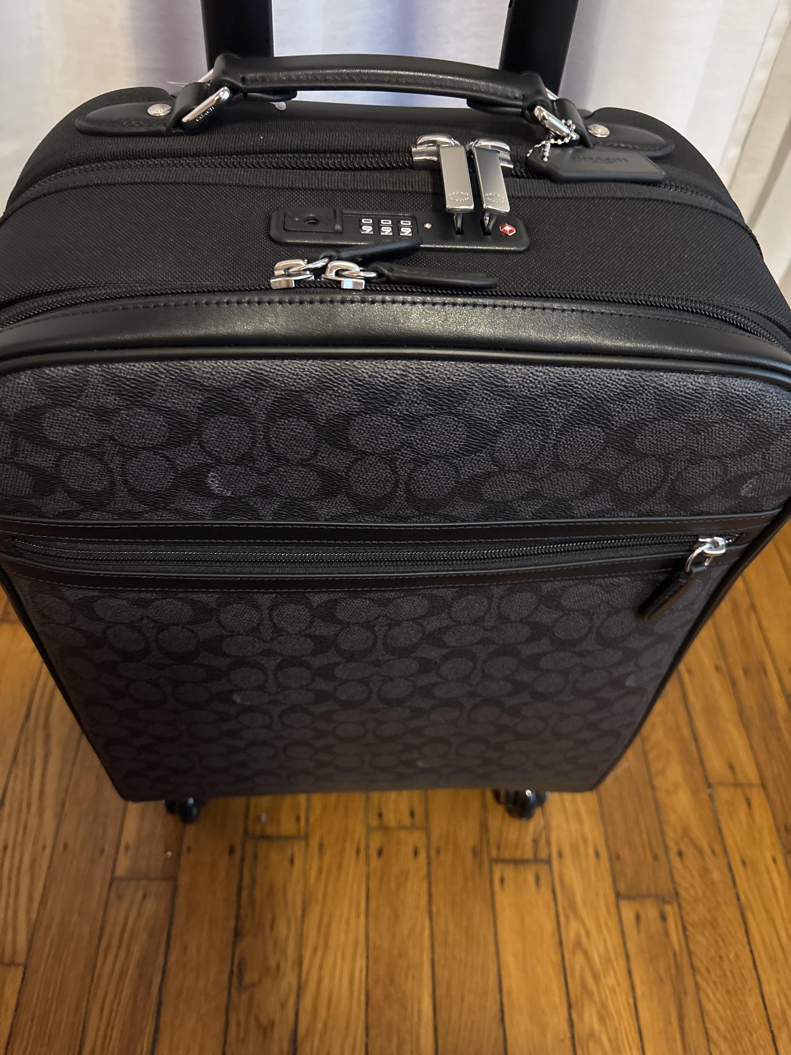 COACH® | Wheeled Carry On In Signature Canvas