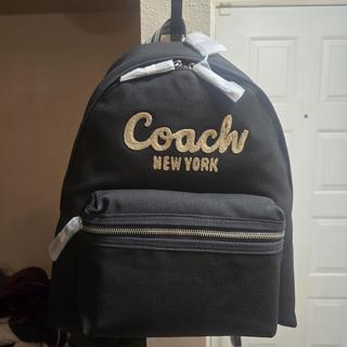 black canvas and army bottom coach backpack Outlet Court In Signature With Bow Print The Sprint Backpack is made for commutes and travel days COACH Gotham Coated Canvas &