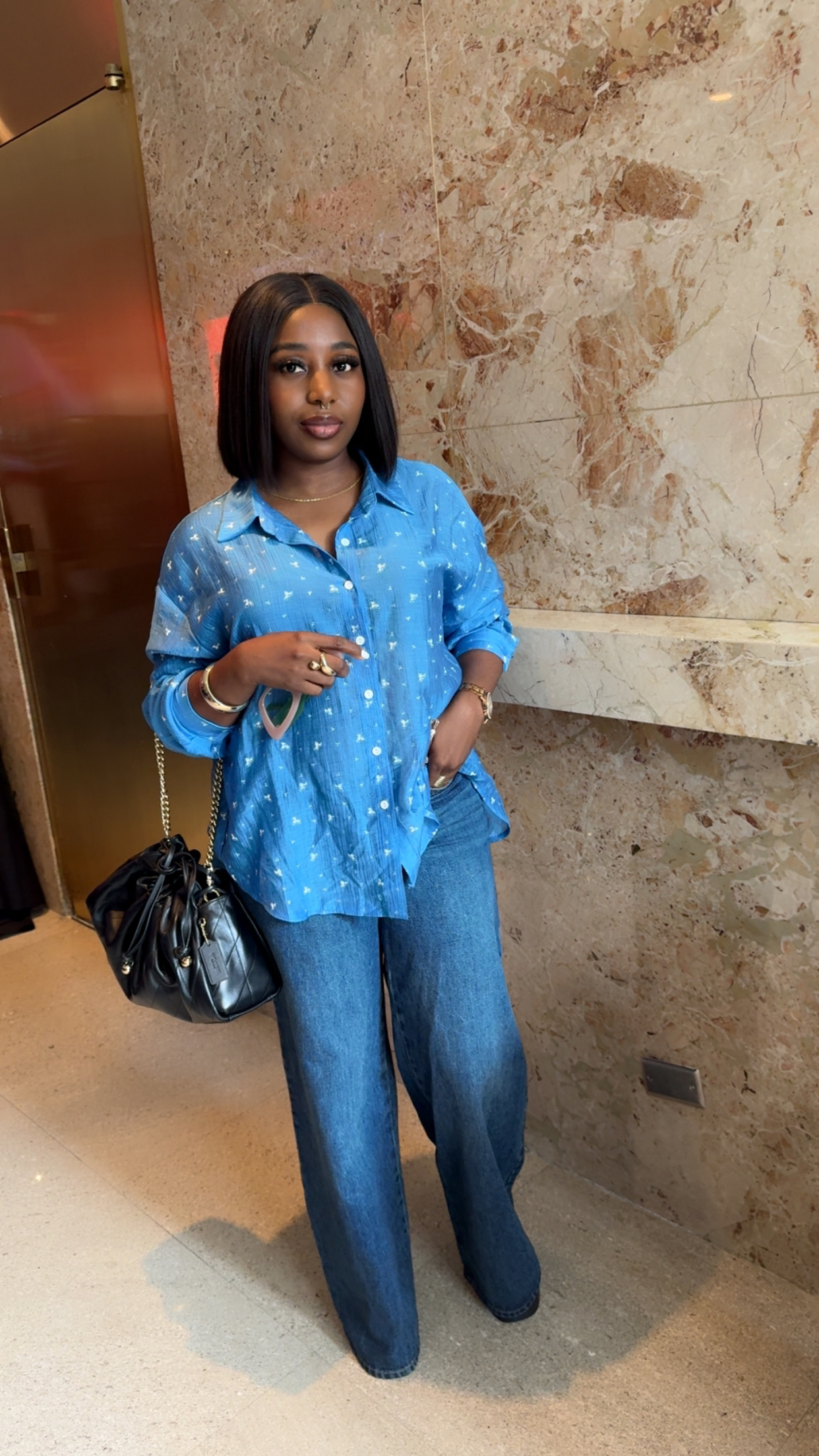 Faye Large Shoulder Bag In Signature Denim | Bags | Coach | COACH®