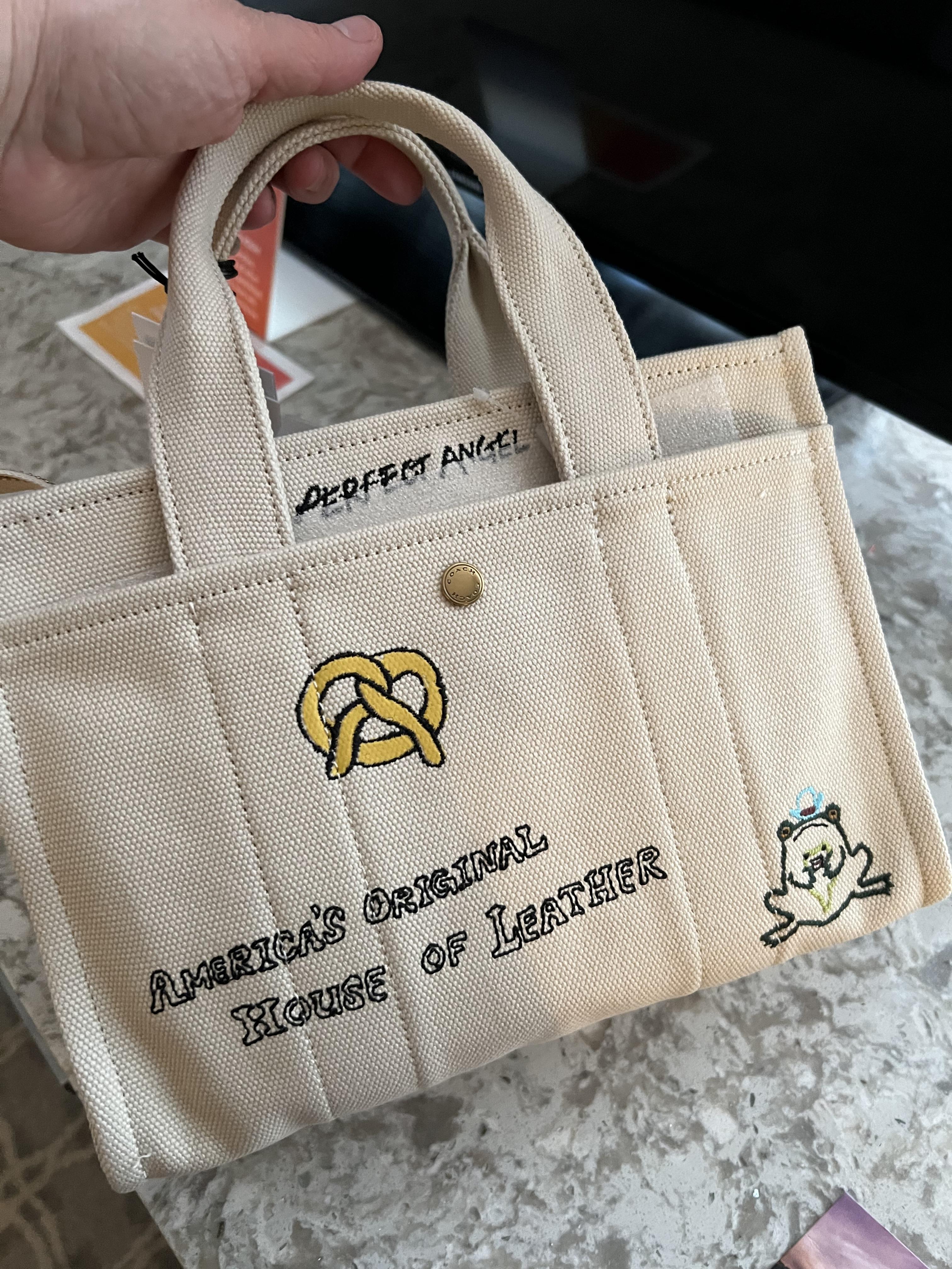 Disney X Coach Cargo Tote Bag 26 With Mickey Mouse In Regenerative