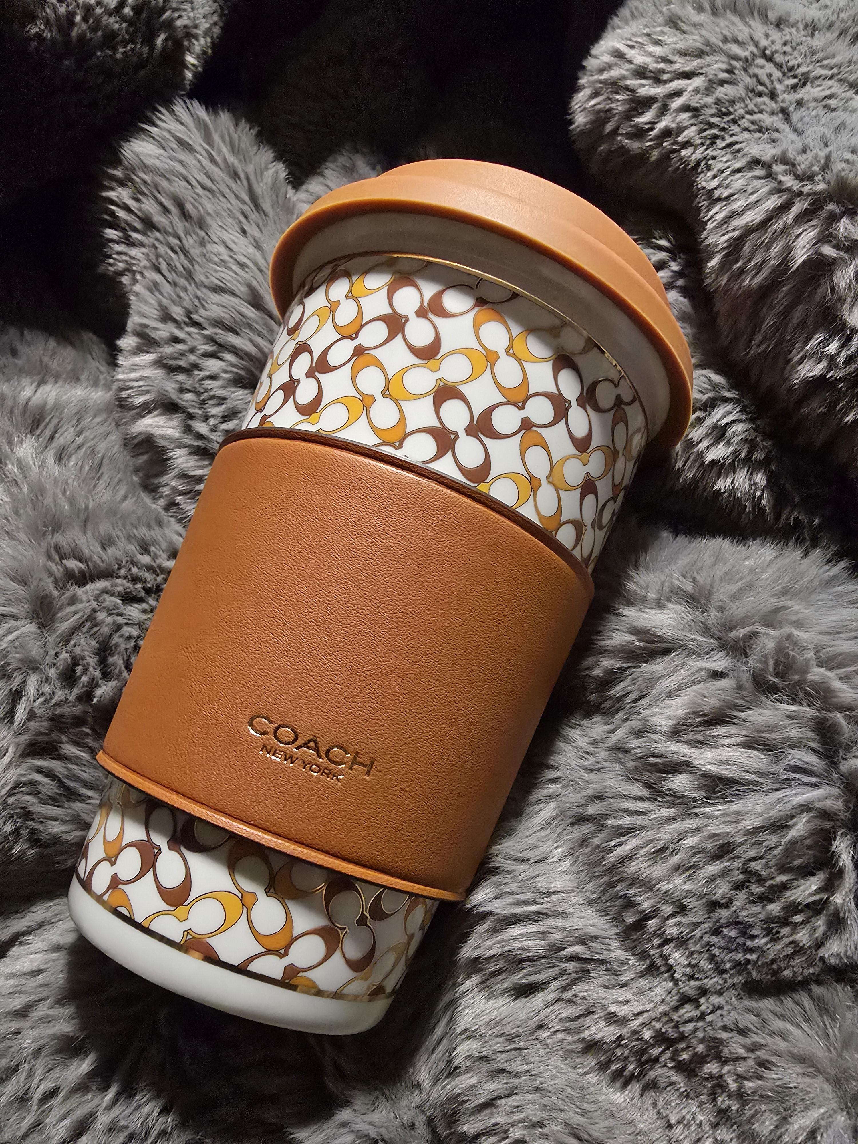 16 oz insulated coffee mug GrandTies | 16oz Insulated Coffee Mug with Sliding Lid main image 1