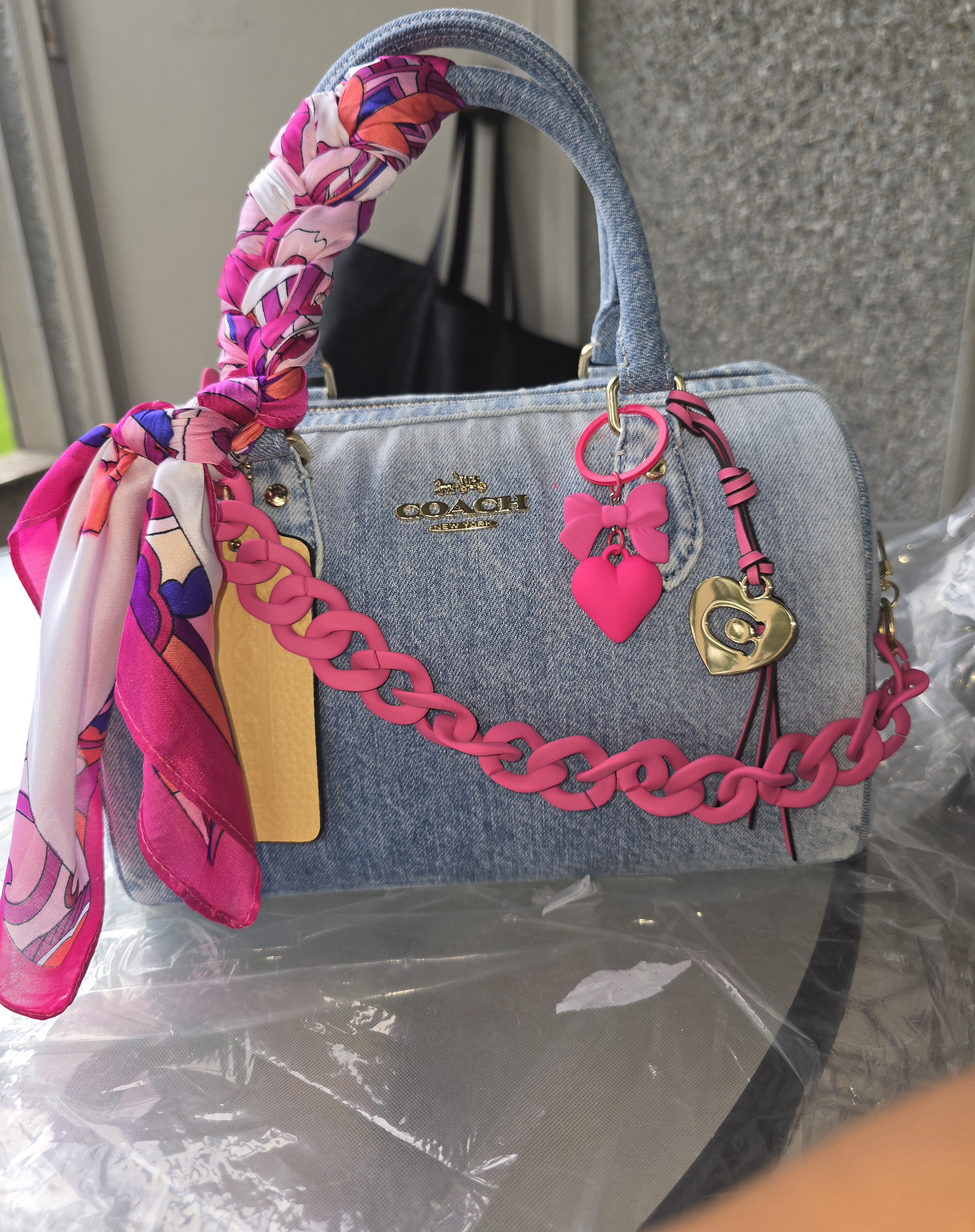 Rowan Satchel Bag With Cherry Print | COACH®