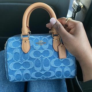 Mini Rowan Crossbody Bag In Signature Denim | Bags | Coach | COACH®