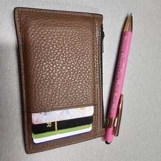Zip Card Case With Chain In Signature Canvas | Wallets | Coach