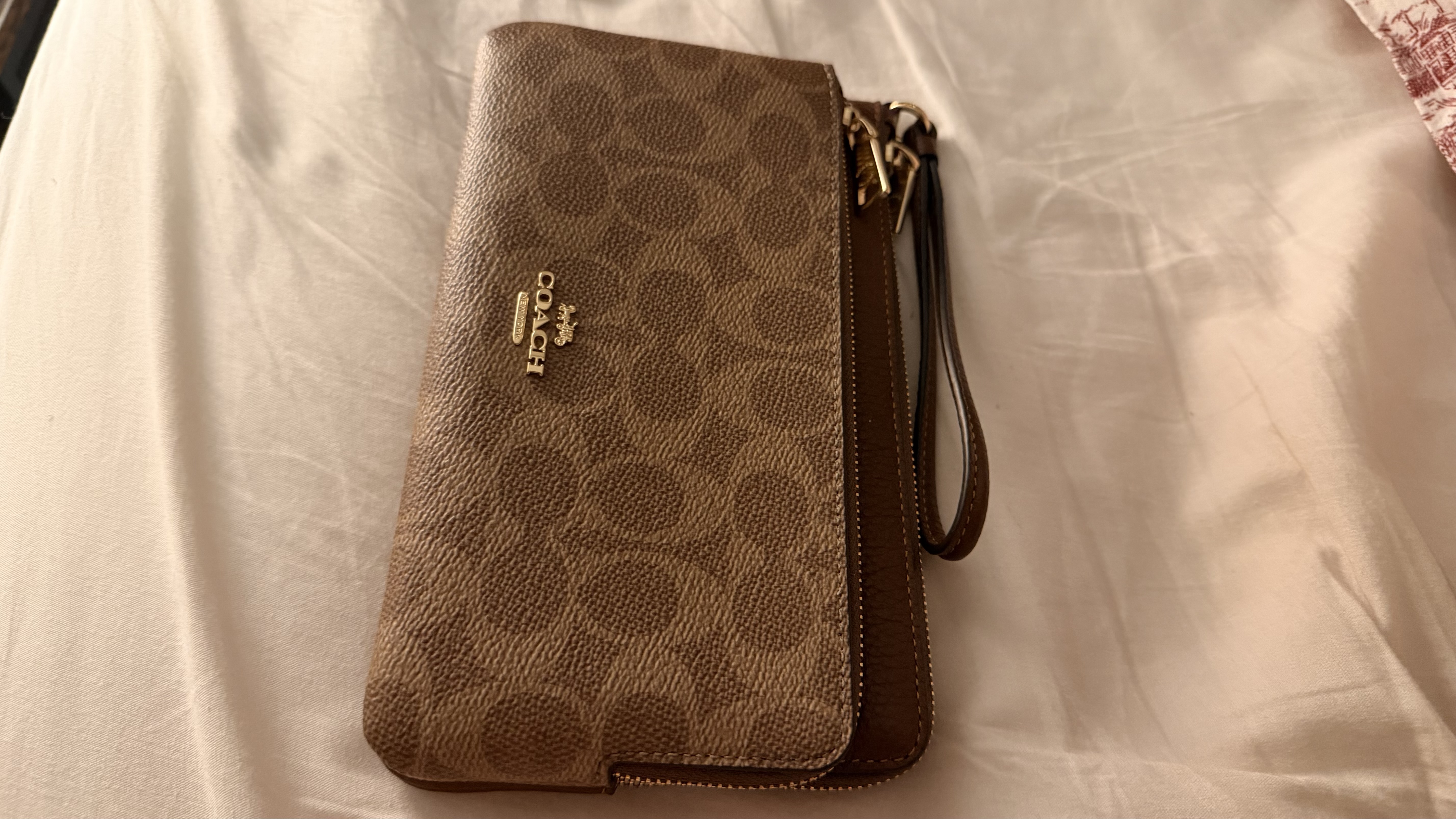Double Zip Wristlet In Signature Canvas | Wristlets | Coach | COACH®