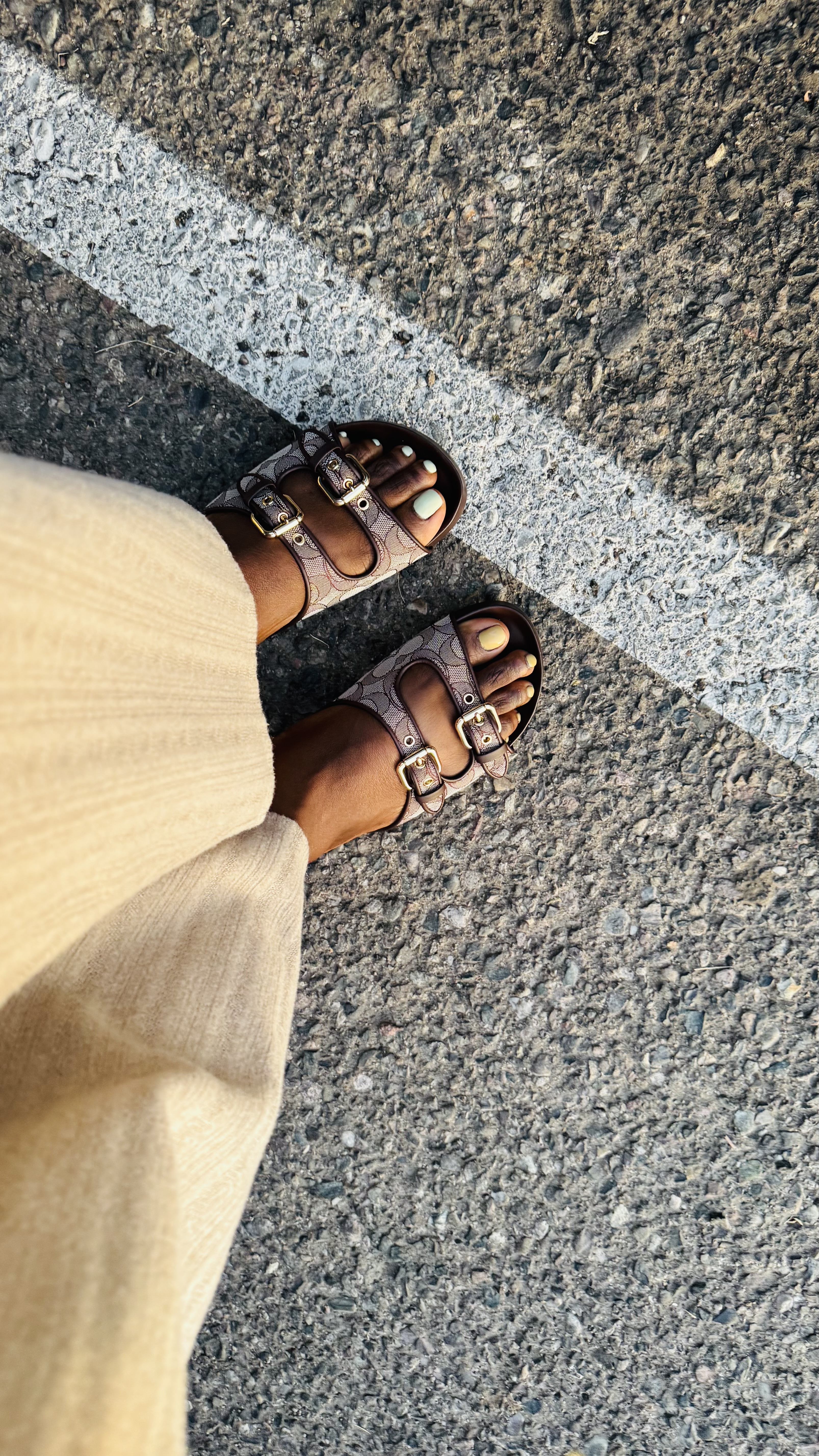 COACH 2つセット Two Band Buckle Sandal In Signature Jacquard | Other Shoes | Coach