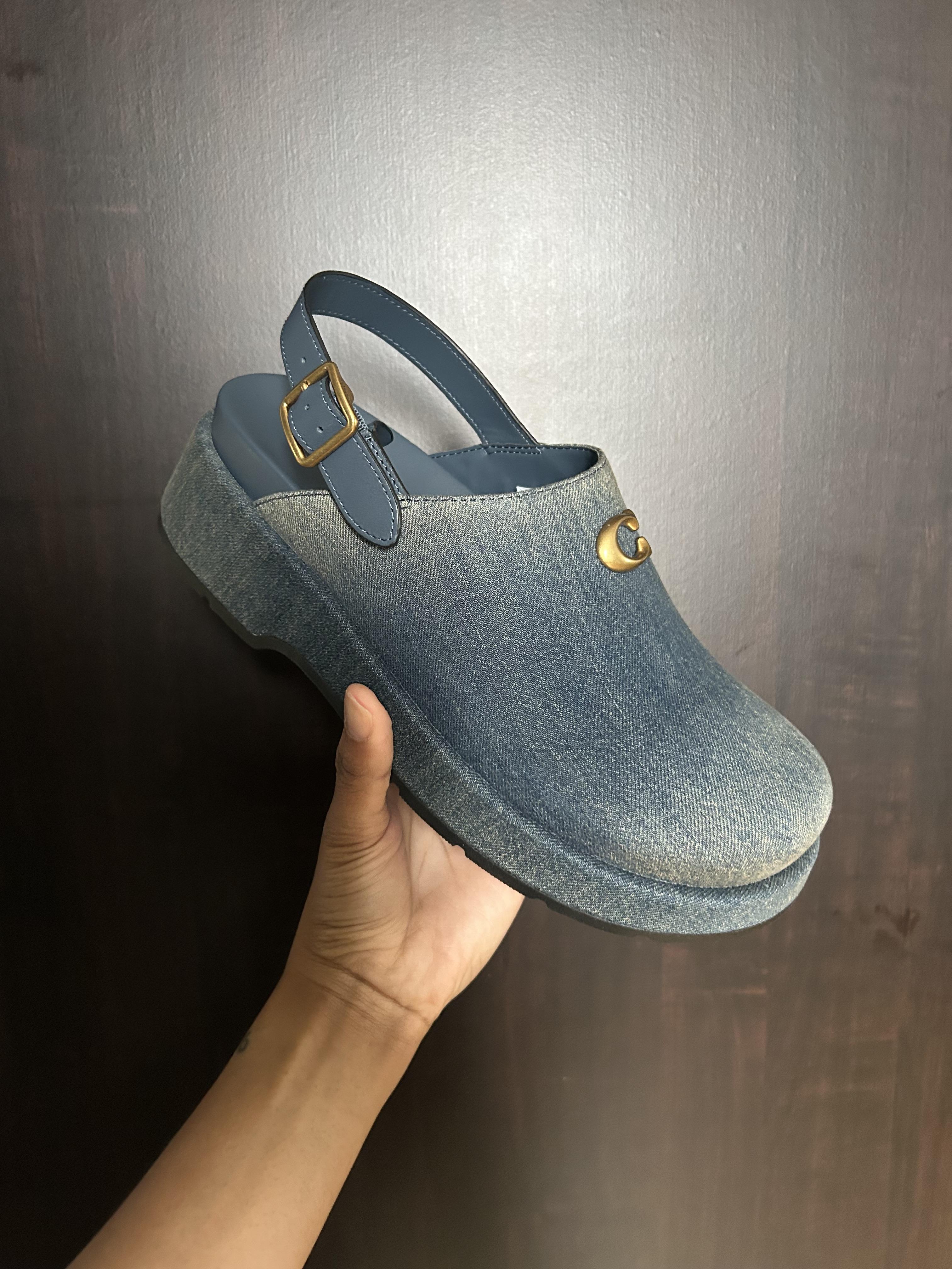Sculpted C Platform Clog In Loved Denim | Other Shoes | Coach | COACH®