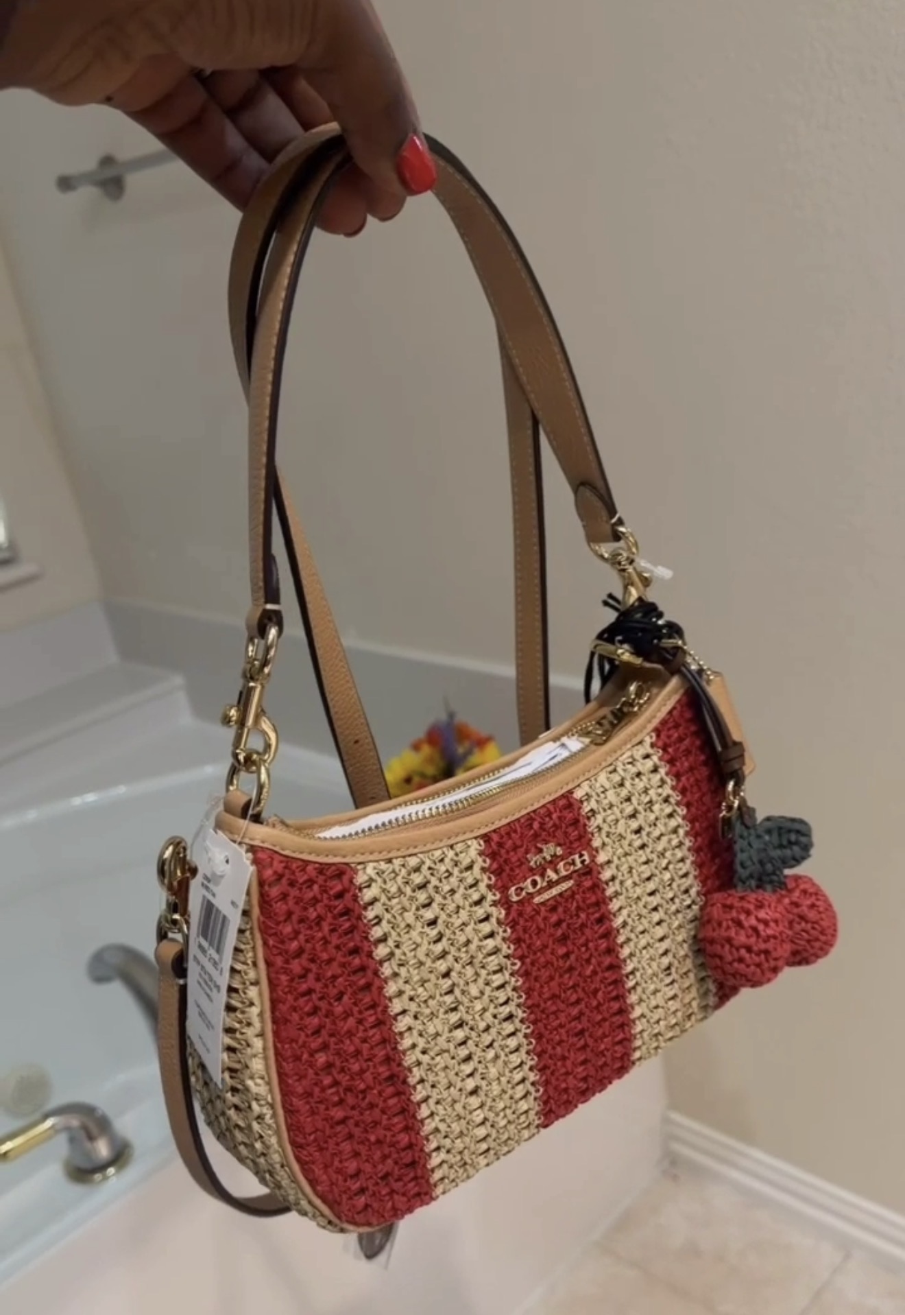 Teri Shoulder Bag With Floral Applique | COACH®
