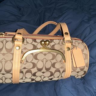 Kisslock Barrel Bag 28 In Repurposed Denim | Bags | Coach | COACH®