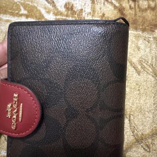 coach 美品 Coach Long Zip Around Wallet In Signature Canvas With Stripe