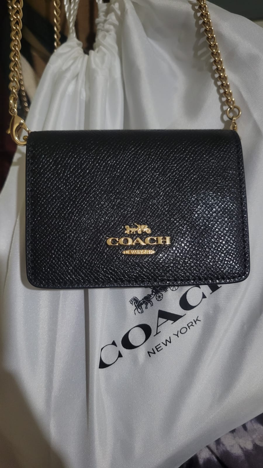 Mini Wallet On A Chain With Heart Rivets | COACH®