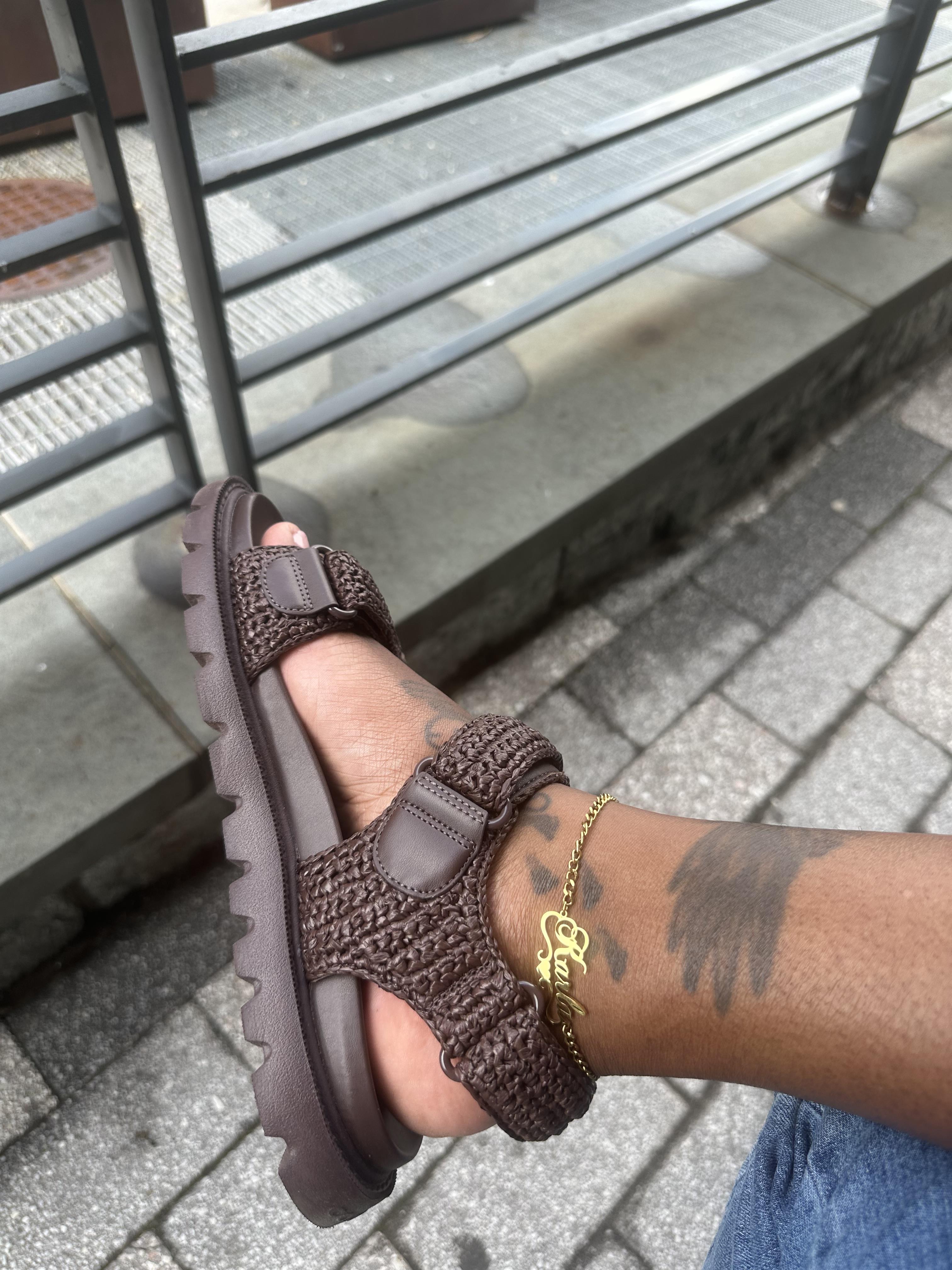 Brynn Sandal In Crystal Signature Denim | Other Shoes | Coach | COACH®