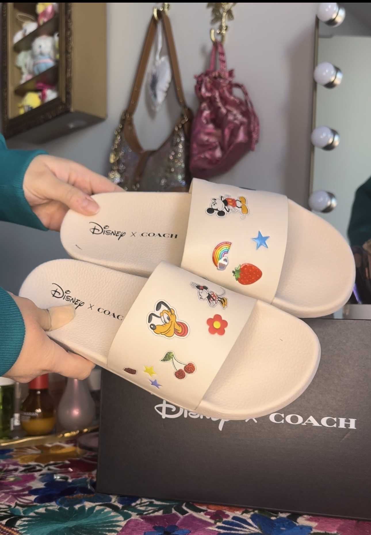 Coach X Peanuts Udele Sport Slide In Signature Canvas With Snoopy