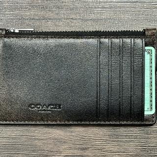 Restored Zip Card Case With Camo Print And Rivets | COACH®