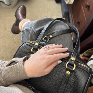 Kisslock Barrel Bag 28 In Repurposed Denim | Bags | Coach | COACH®