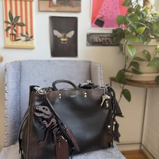 Rogue Bag 40 In Loved Leather With Charms | Bags | Coach | COACH®