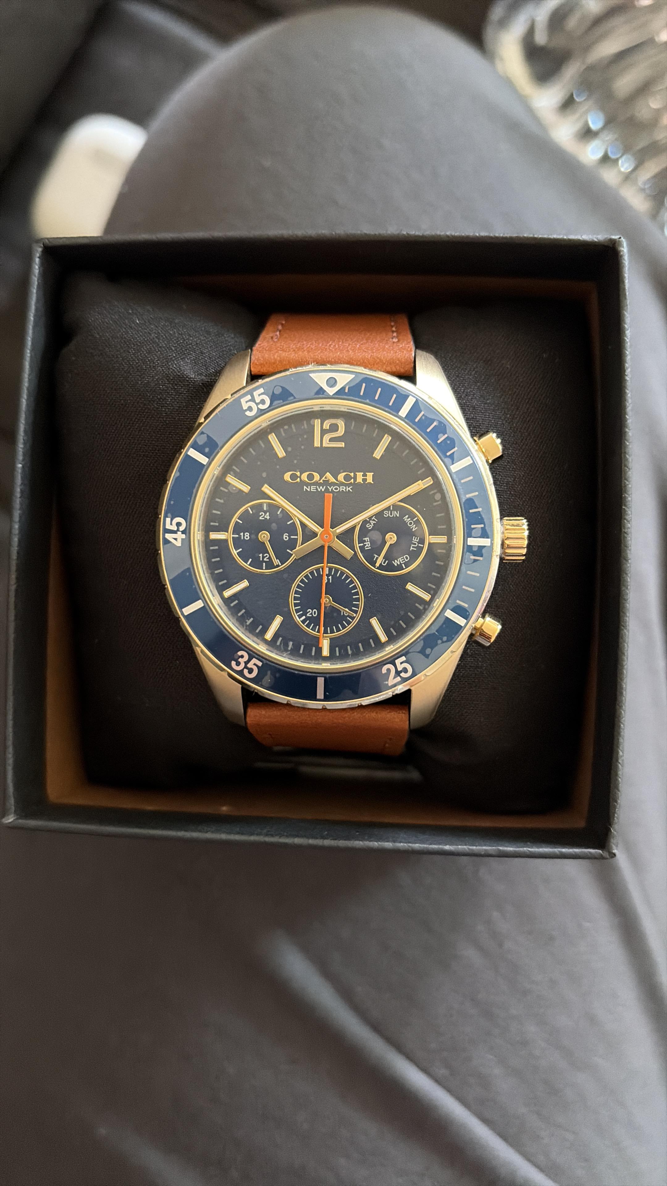 Cole Chronograph Watch, 44 Mm | Watches | Coach | COACH®