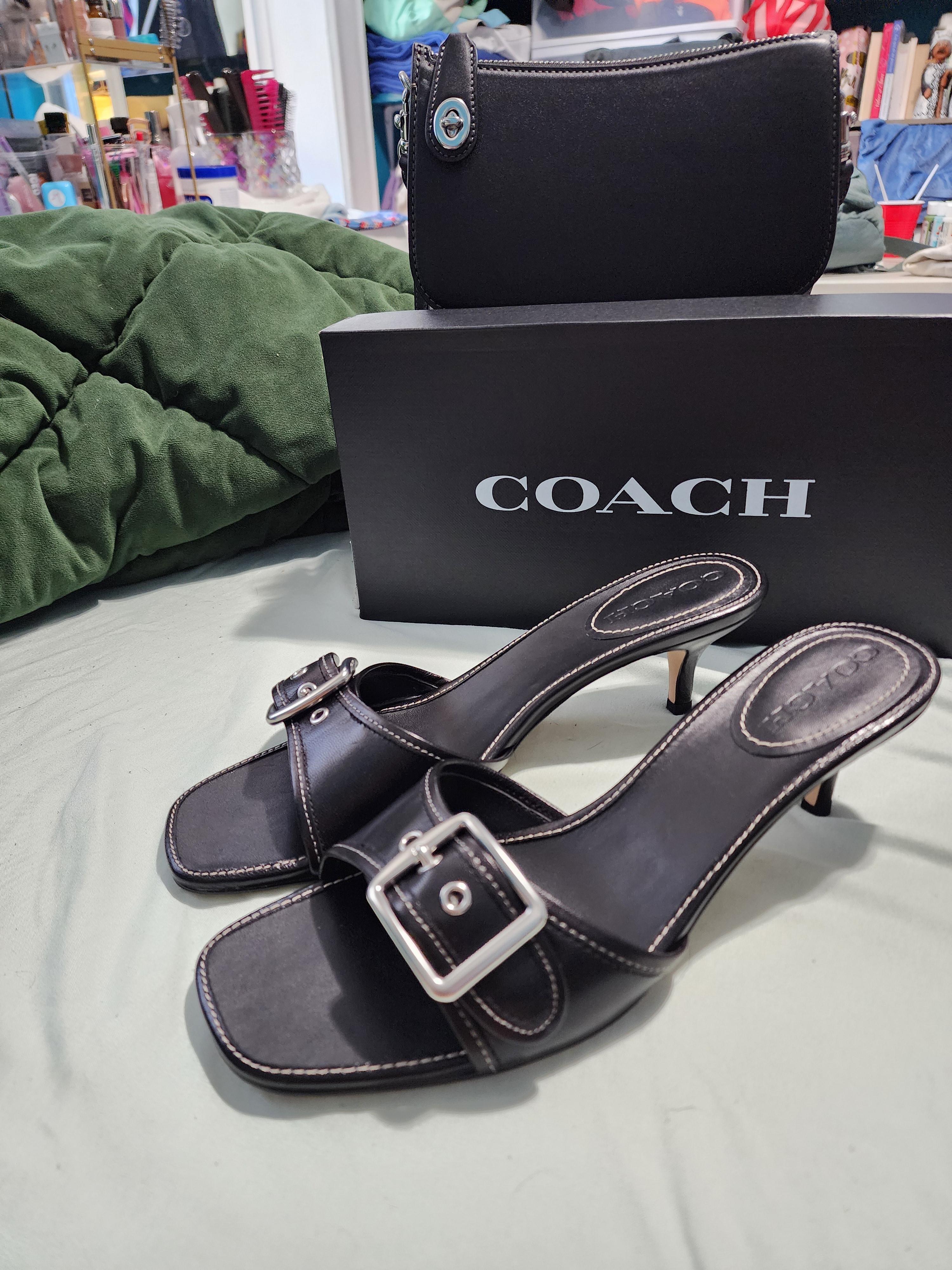 【COACH】Margot Sandal In Crystal Signature Jacquard COACH® | Margot Sandal In Crystal Signature Jacquard