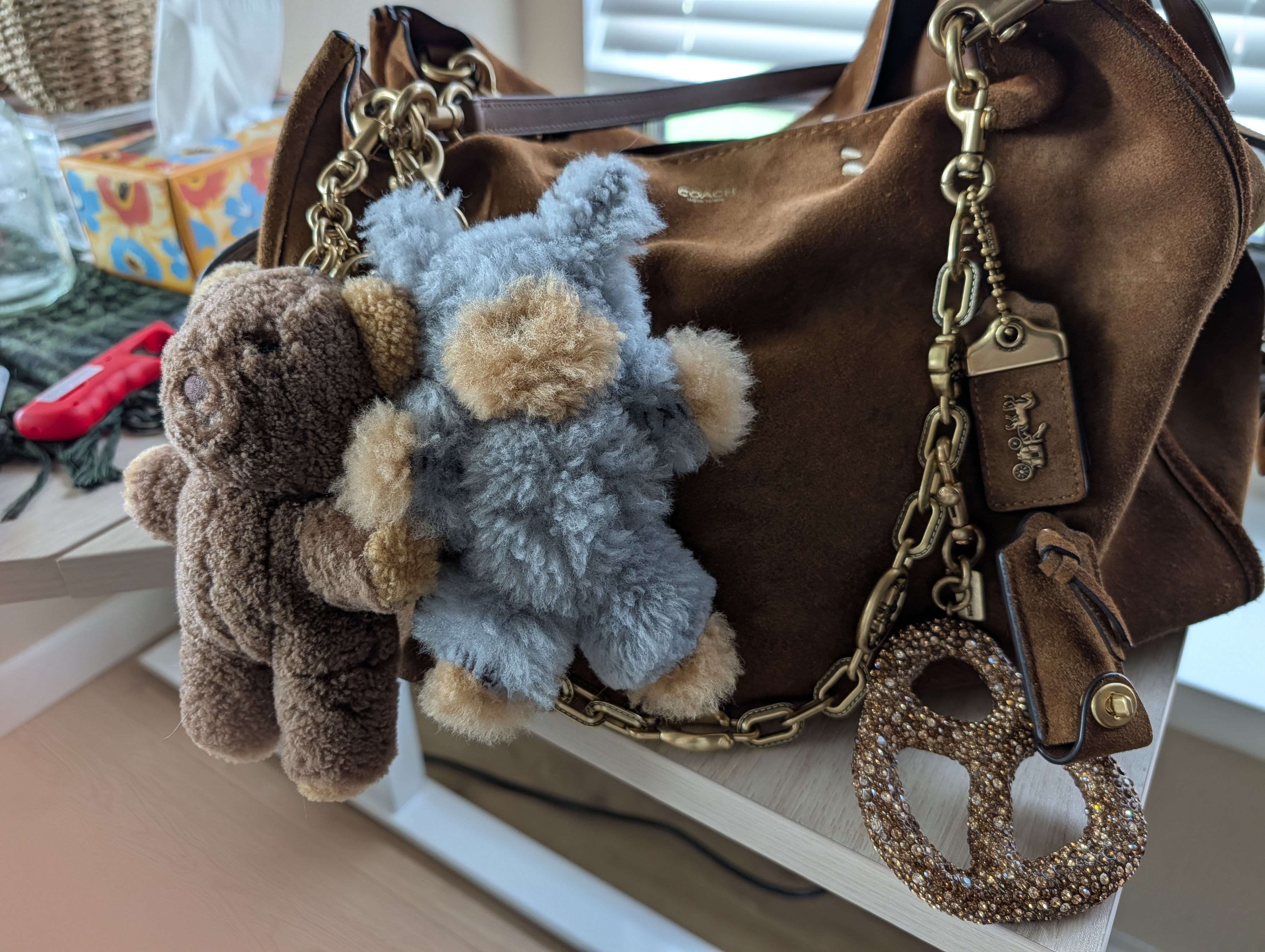 Fuzzy Bag Charm In Shearling | Accessories | Coach | COACH®