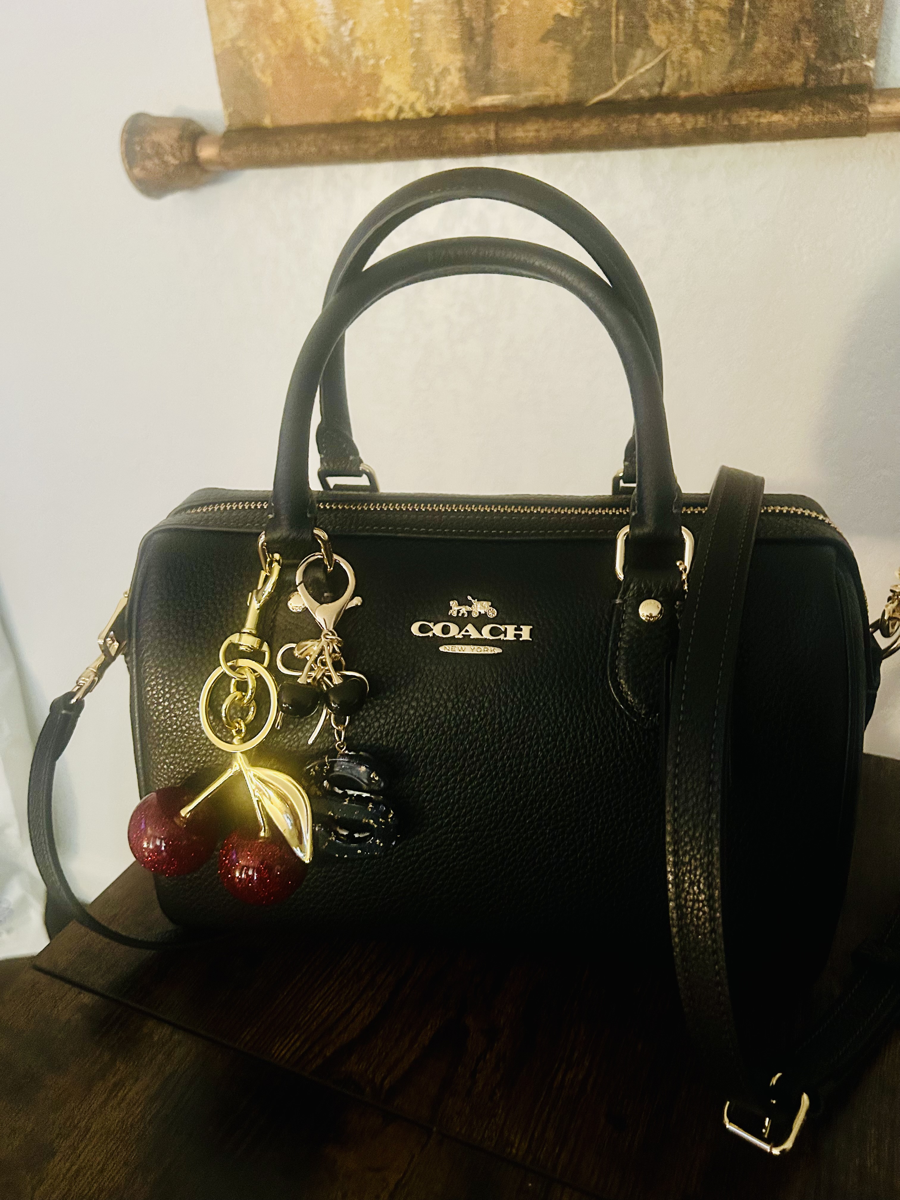 Rowan Satchel Bag In Signature Canvas With Heart Charm | Bags