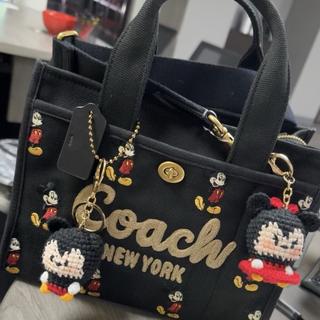 Disney X Coach Cargo Tote Bag 26 With Mickey Mouse In Regenerative