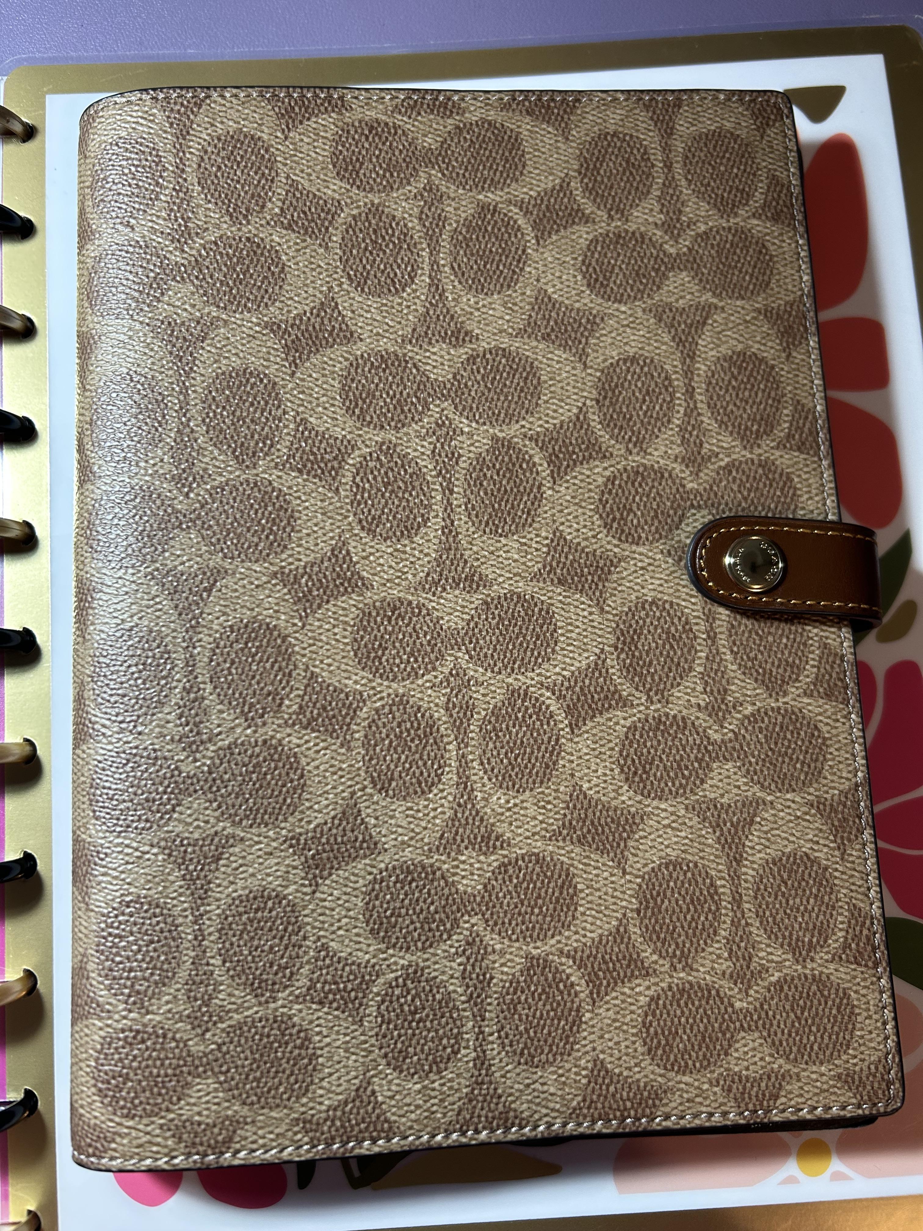 Notebook In Signature Canvas | Accessories | Coach | COACH®