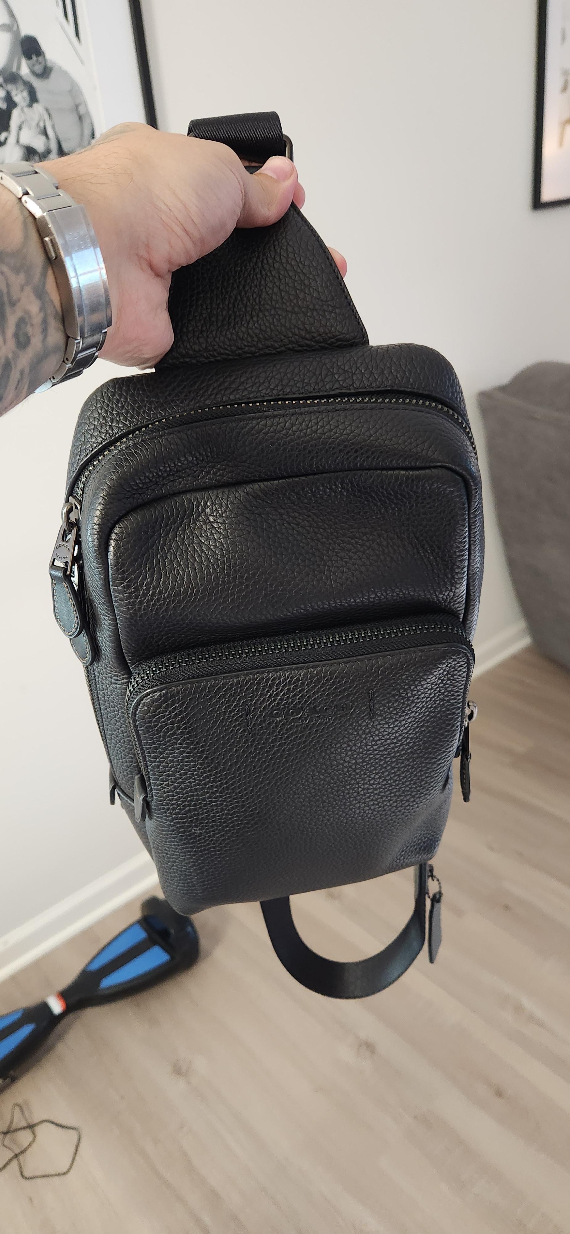 COACH グレー レザー ショルダーバッグ　 C5331 COACH グレー レザー ショルダーバッグ C5331