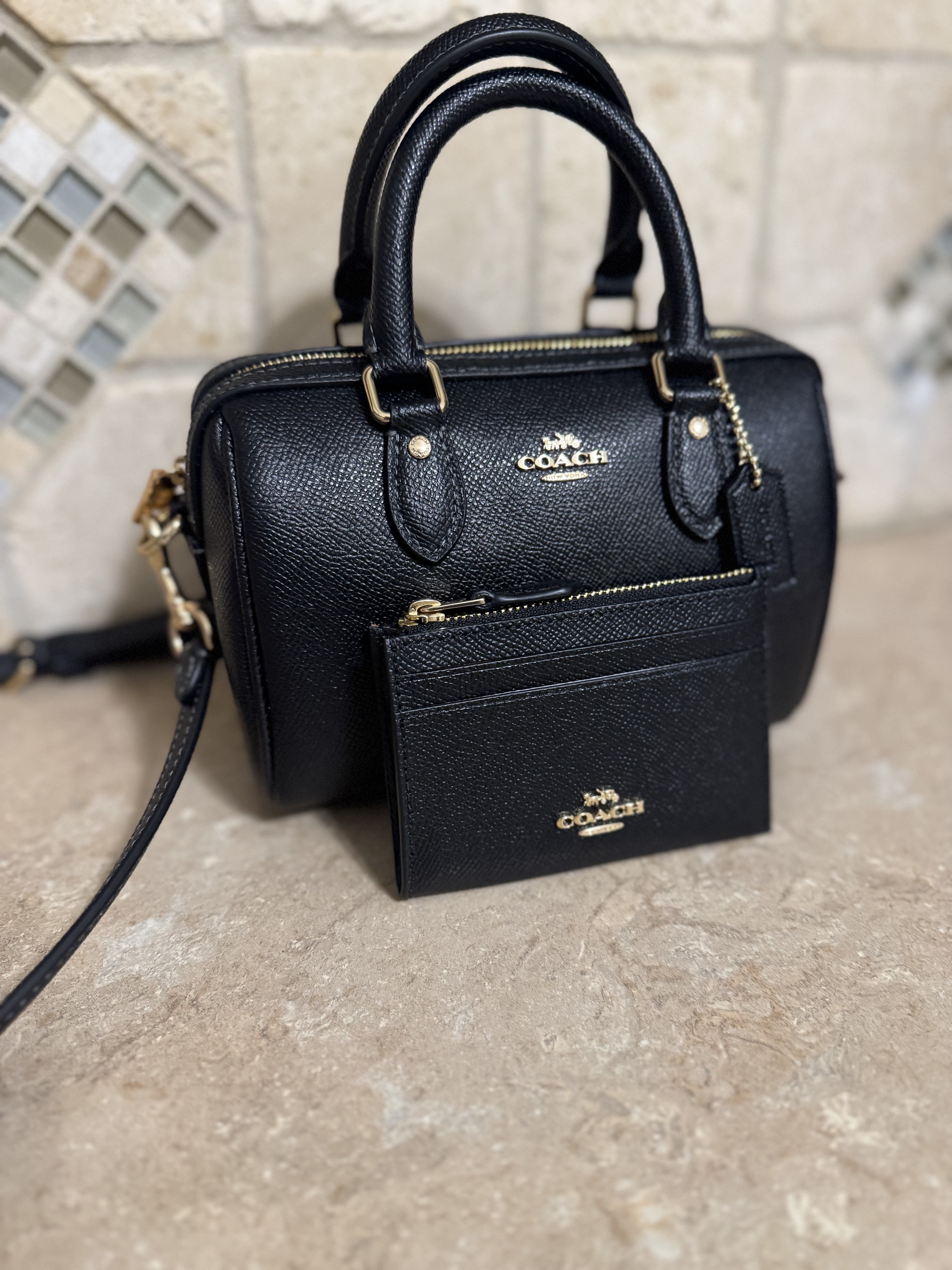 COACH® | Mini Rowan Crossbody In Signature Canvas