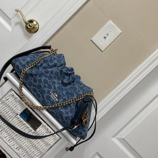 Faye Large Shoulder Bag In Signature Denim | Bags | Coach | COACH®