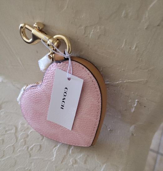 Heart Bag Charm In Signature Denim | Accessories | Coach | COACH®