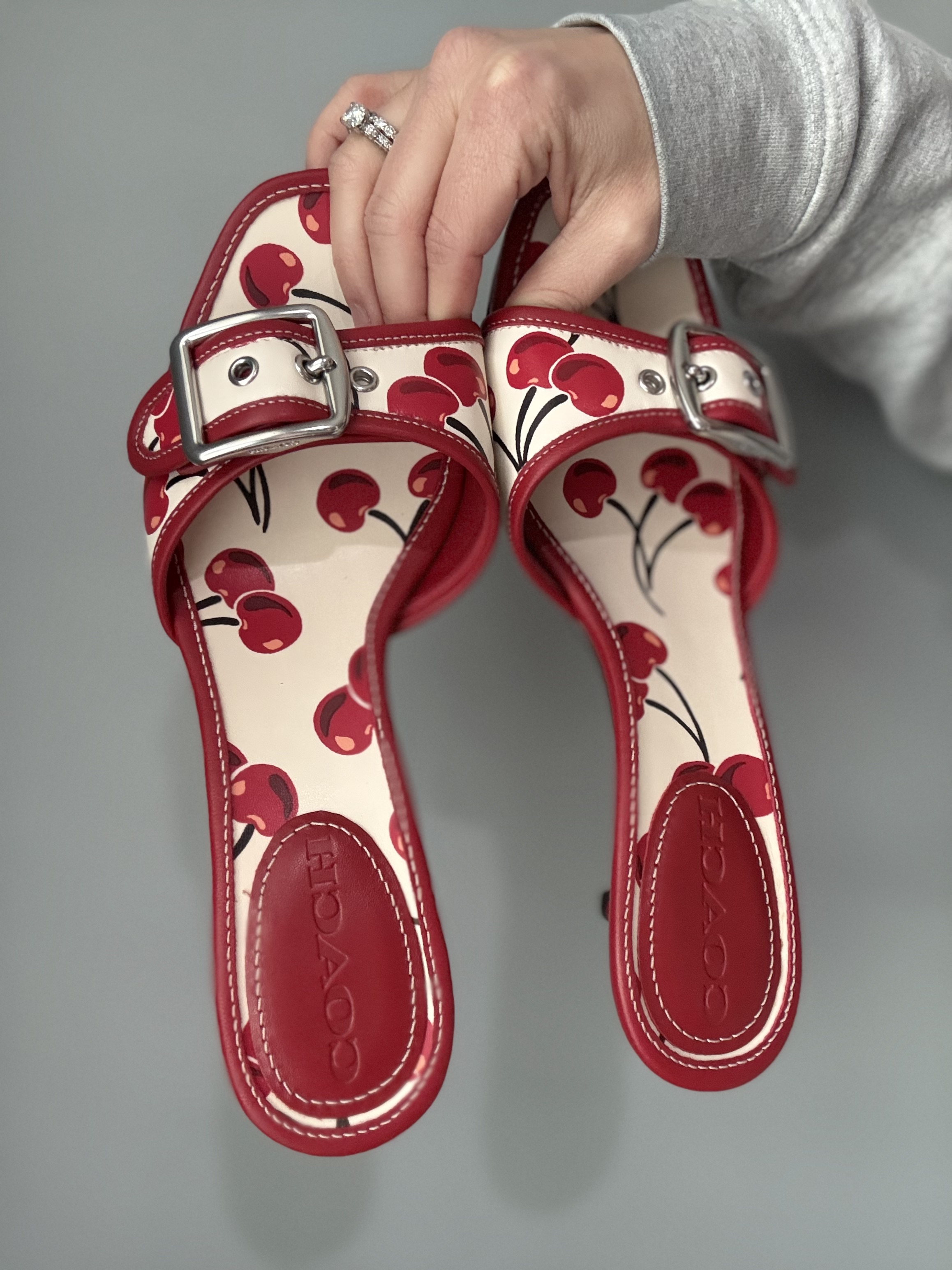 コーチ Margot Sandal With Cherry Print COACH® Outlet | Margot Sandal With Cherry Print