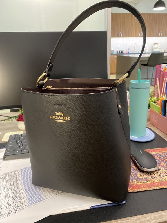 Town Bucket Bag In Signature Canvas With Disco Star Print | COACH®